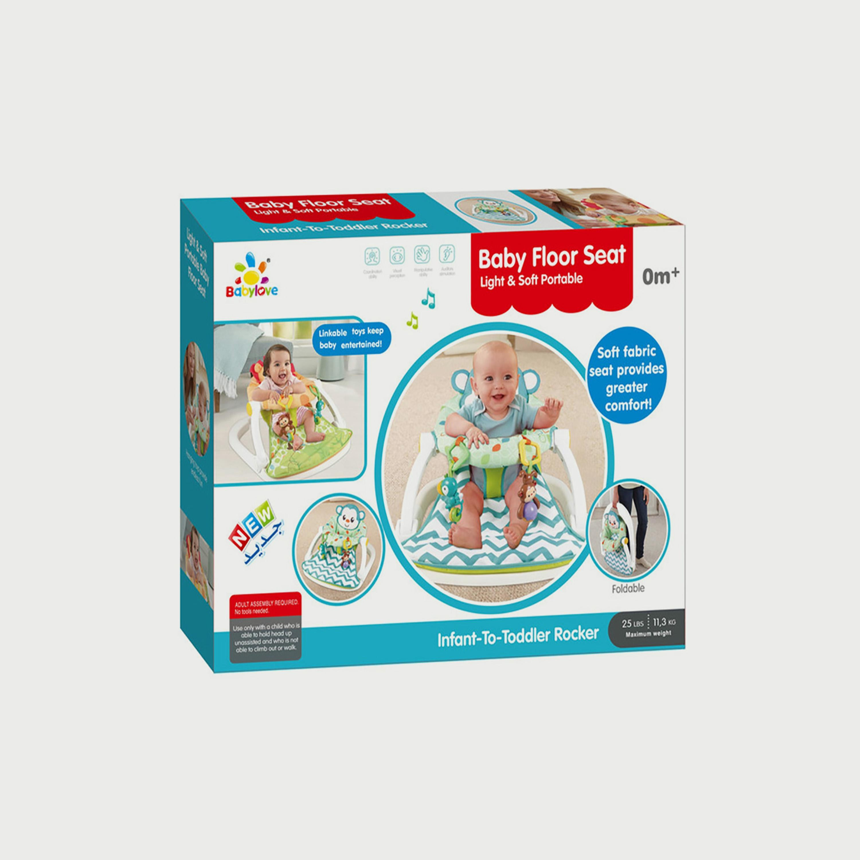 مقعد أرضي للرضع محمول من بيبي لاف-baby-infantactivity-playpensandplaymats-image-2