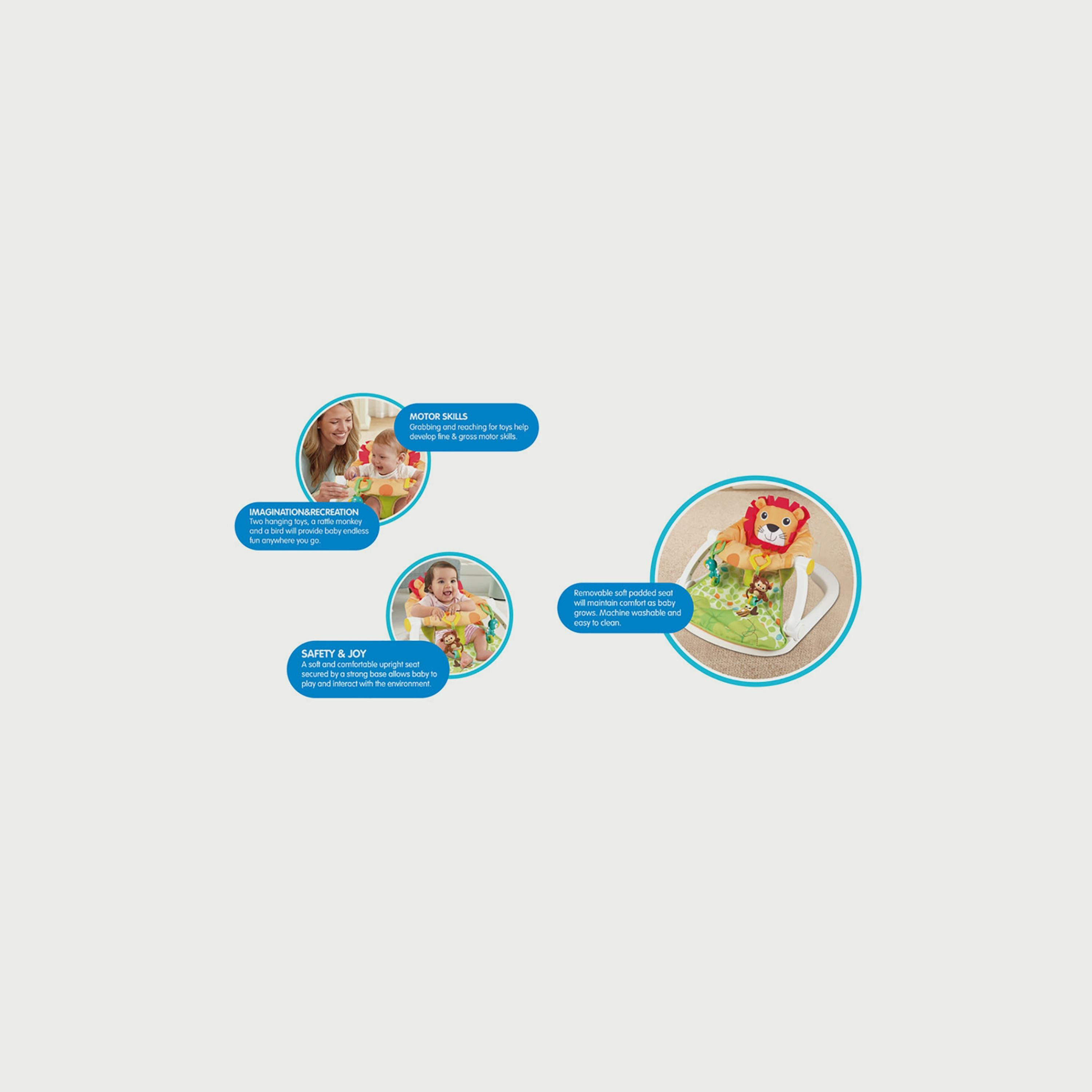 مقعد أرضي للرضع محمول من بيبي لاف-baby-infantactivity-playpensandplaymats-image-5
