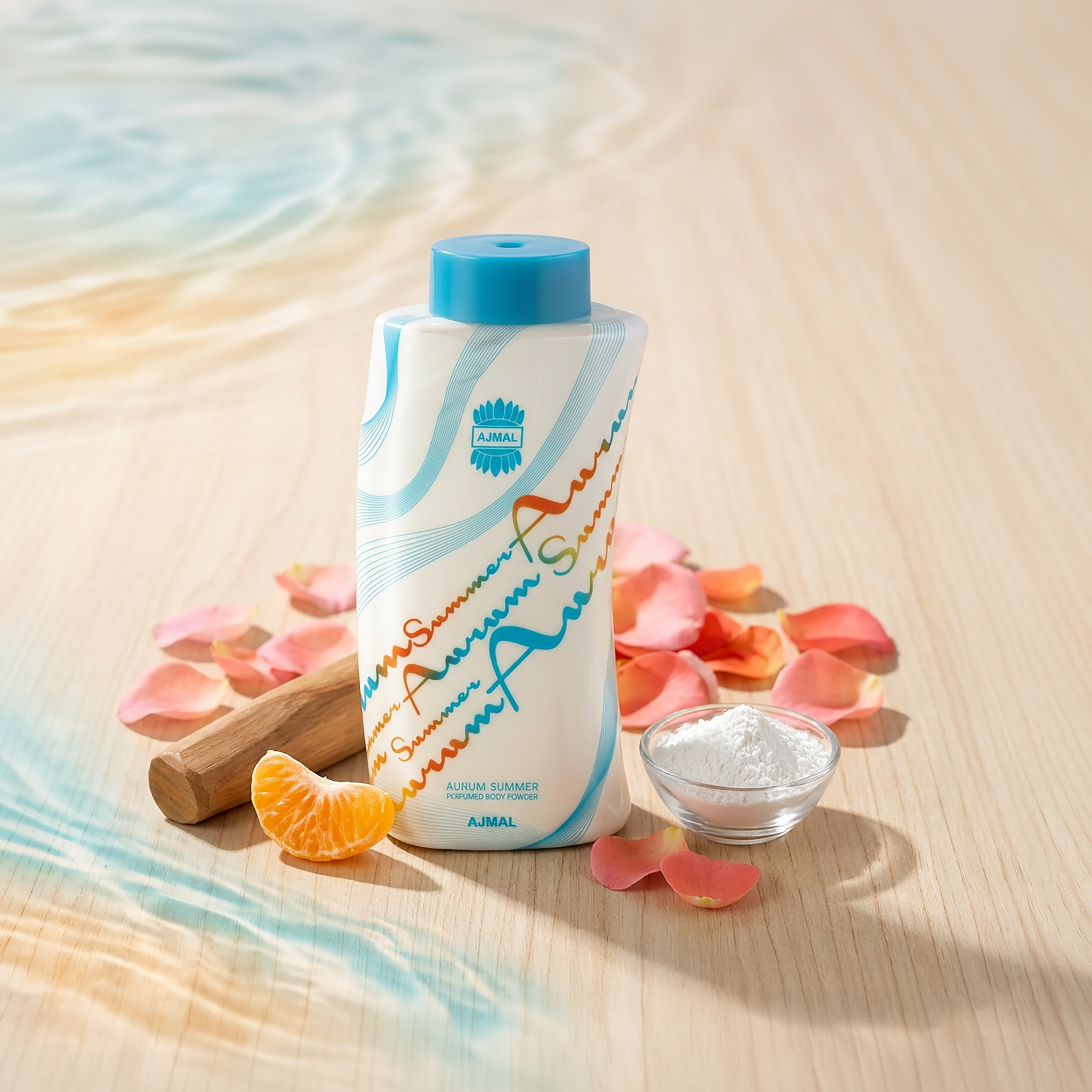 AJMAL  AURUM SUMMER POWDER FOR WOMEN 100 GMS-beautyandpersonalcare-fragrance-women-image-2