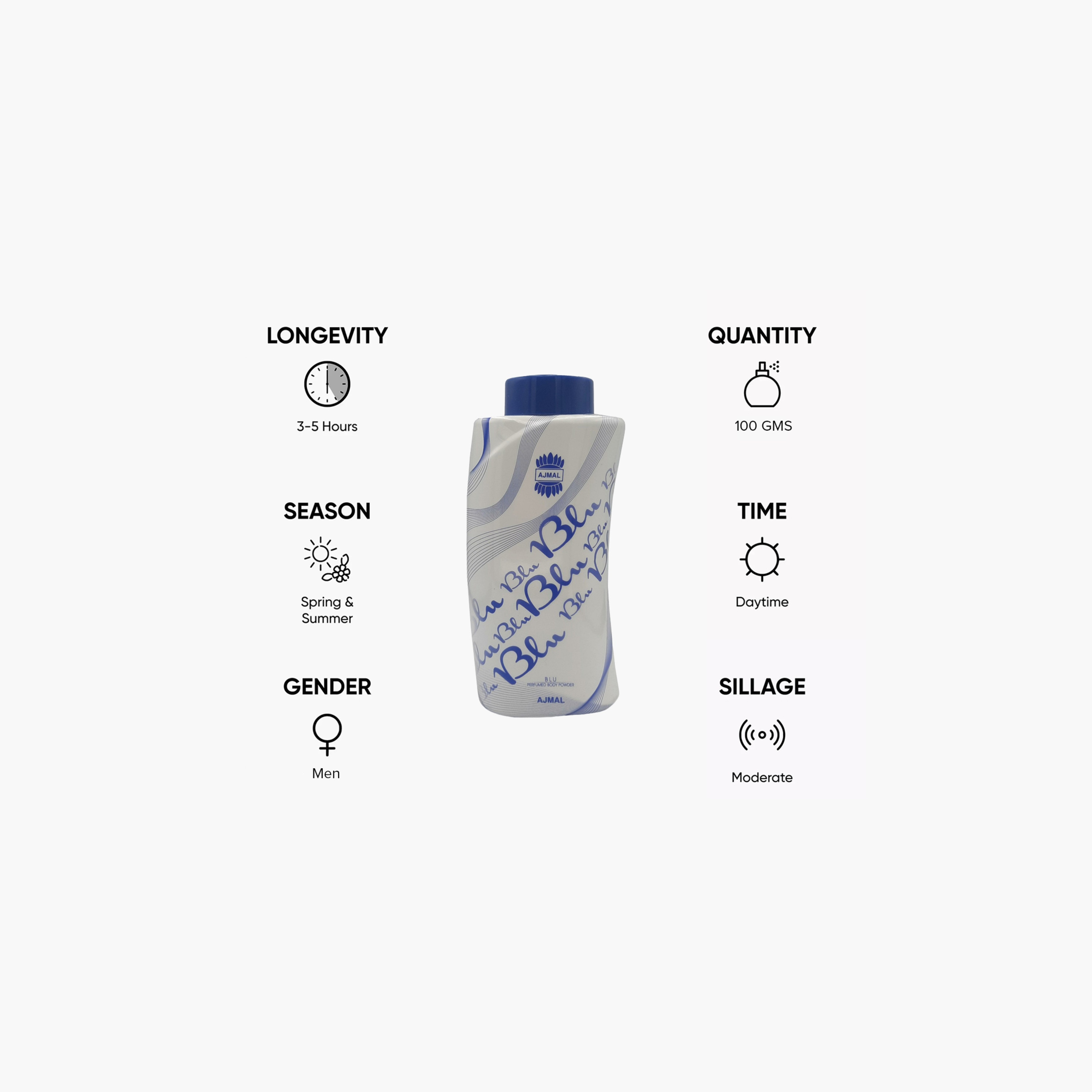 بودرة بلو للرجال من أجمل - 100 جرام-beautyandpersonalcare-fragrance-men-image-4