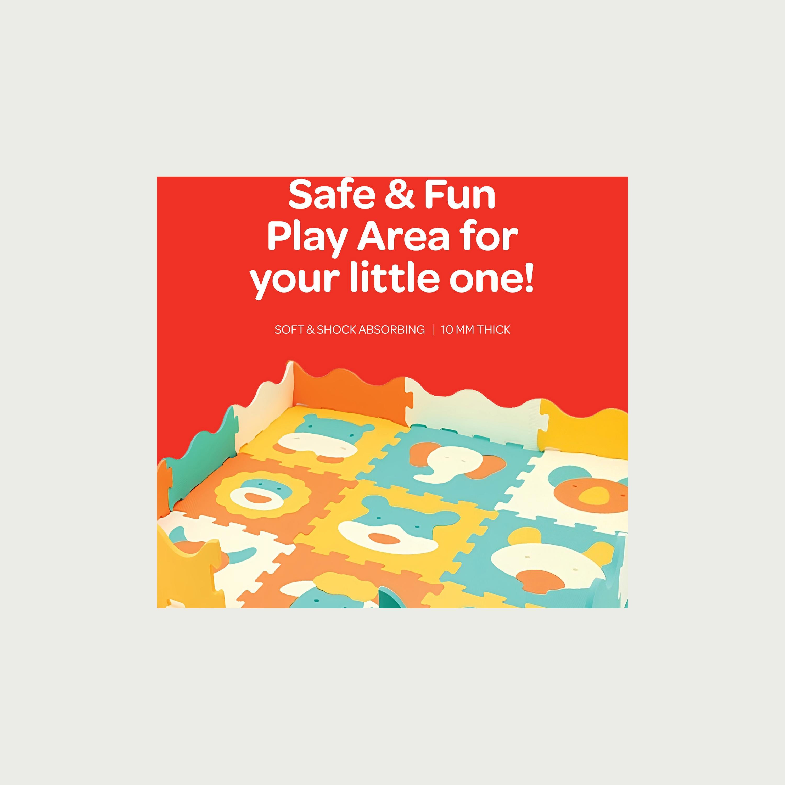 Moon 9-Piece Kids Puzzle Activity Floor Mat, Animal World-baby-infantactivity-playpensandplaymats-image-3