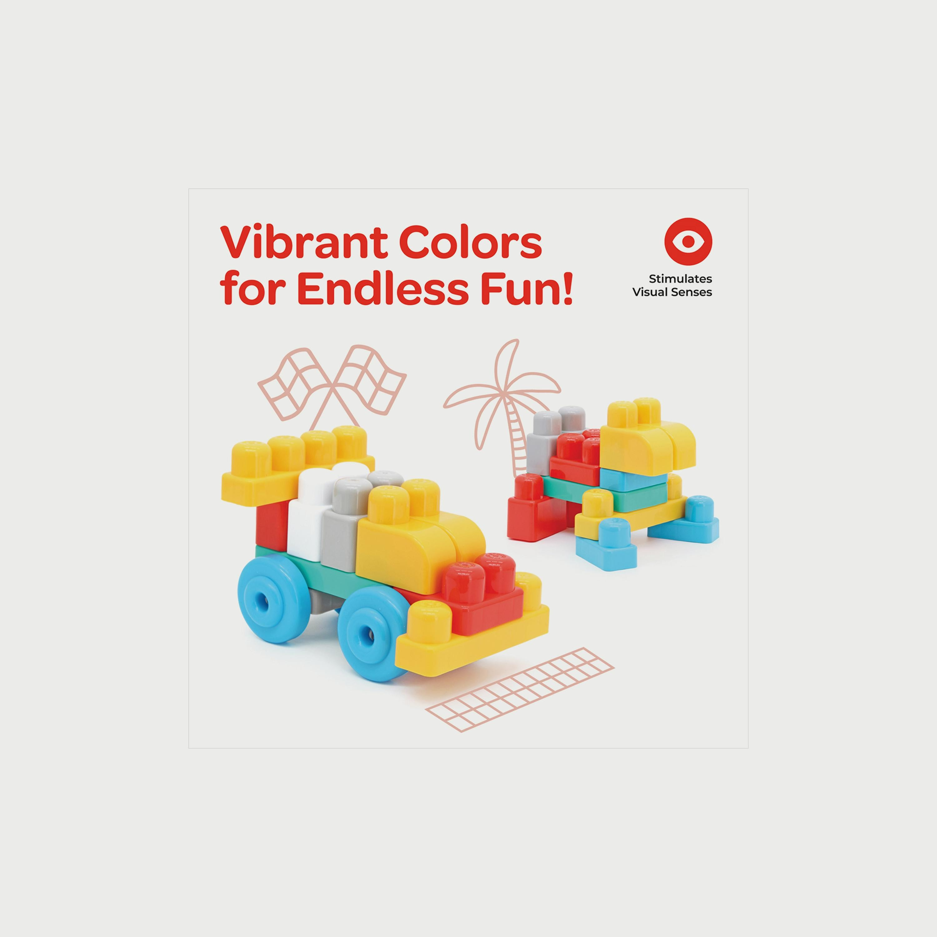 Moon 30-Piece Little Wagon Blocks Toys, Police Car-toys-buildingblocks-blocks-image-3