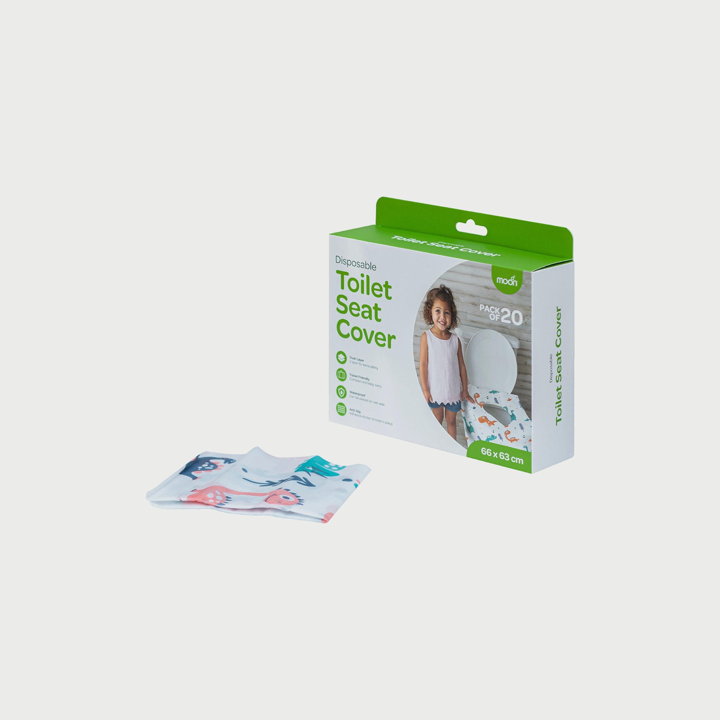 غطاء مقعد الحمام للأستخدام مرة واحدة طبعة داينو 20 قطعة من موون، 66* 63 سم-baby-diapering-pottytraining-image-1