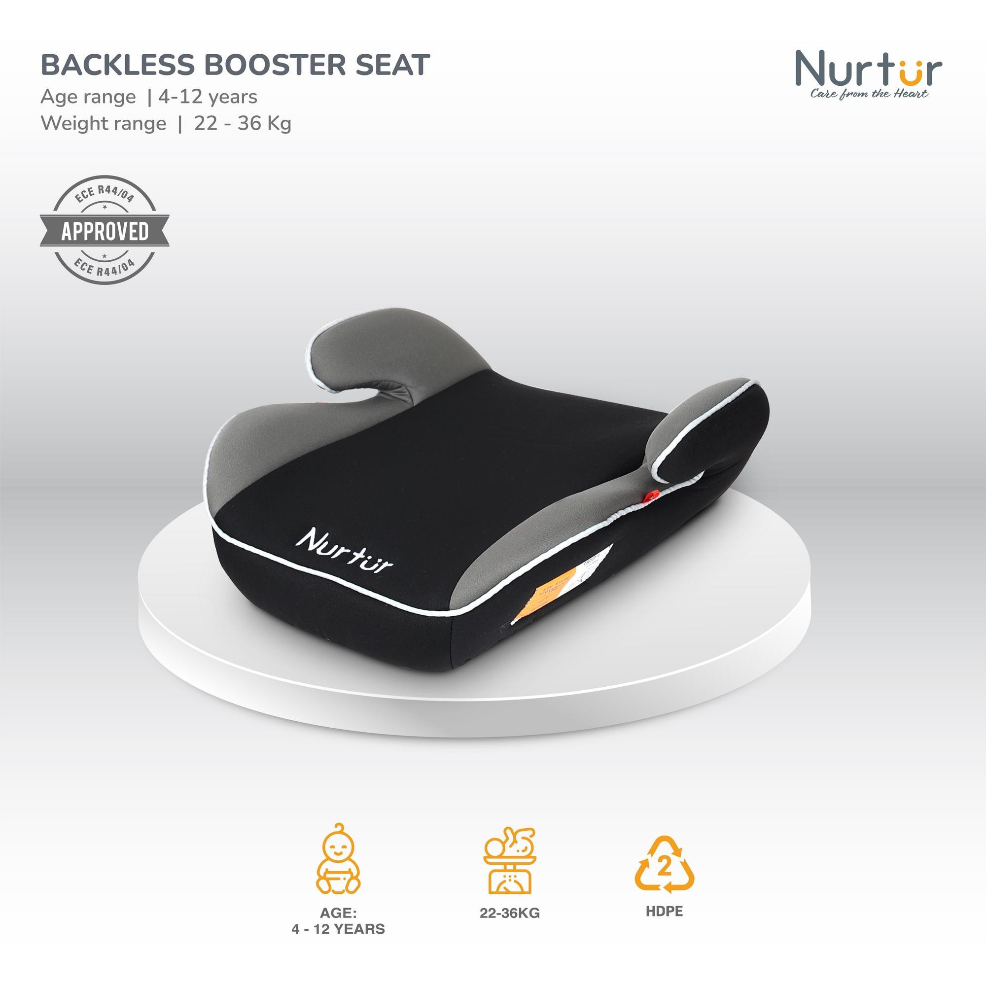 Nurtur Nova Kids Booster Car Seat with Adjustable Multi-Recline Positions and Seat Belt System-baby-gear-carseats-image-2