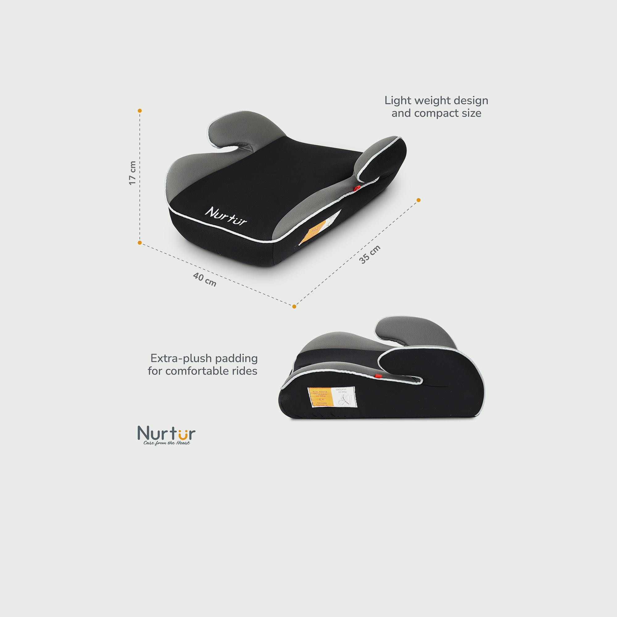 Nurtur Nova Kids Booster Car Seat with Adjustable Multi-Recline Positions and Seat Belt System-baby-gear-carseats-image-4