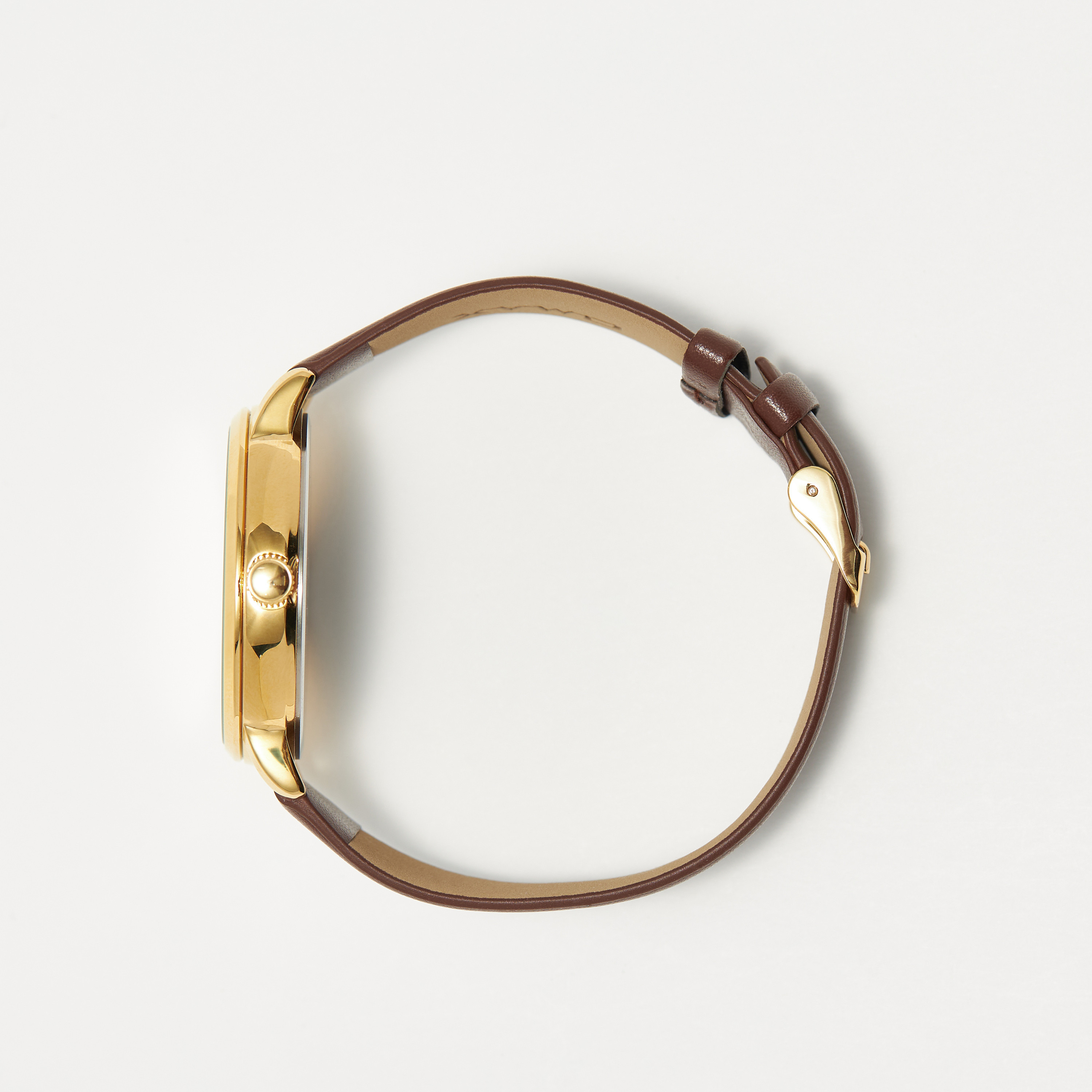 ساعة يد تناظريّة بنية بسوار جلد للرجال من أوماكس - 00PR0039Q002-men-watchesandjewellery-watches-image-2