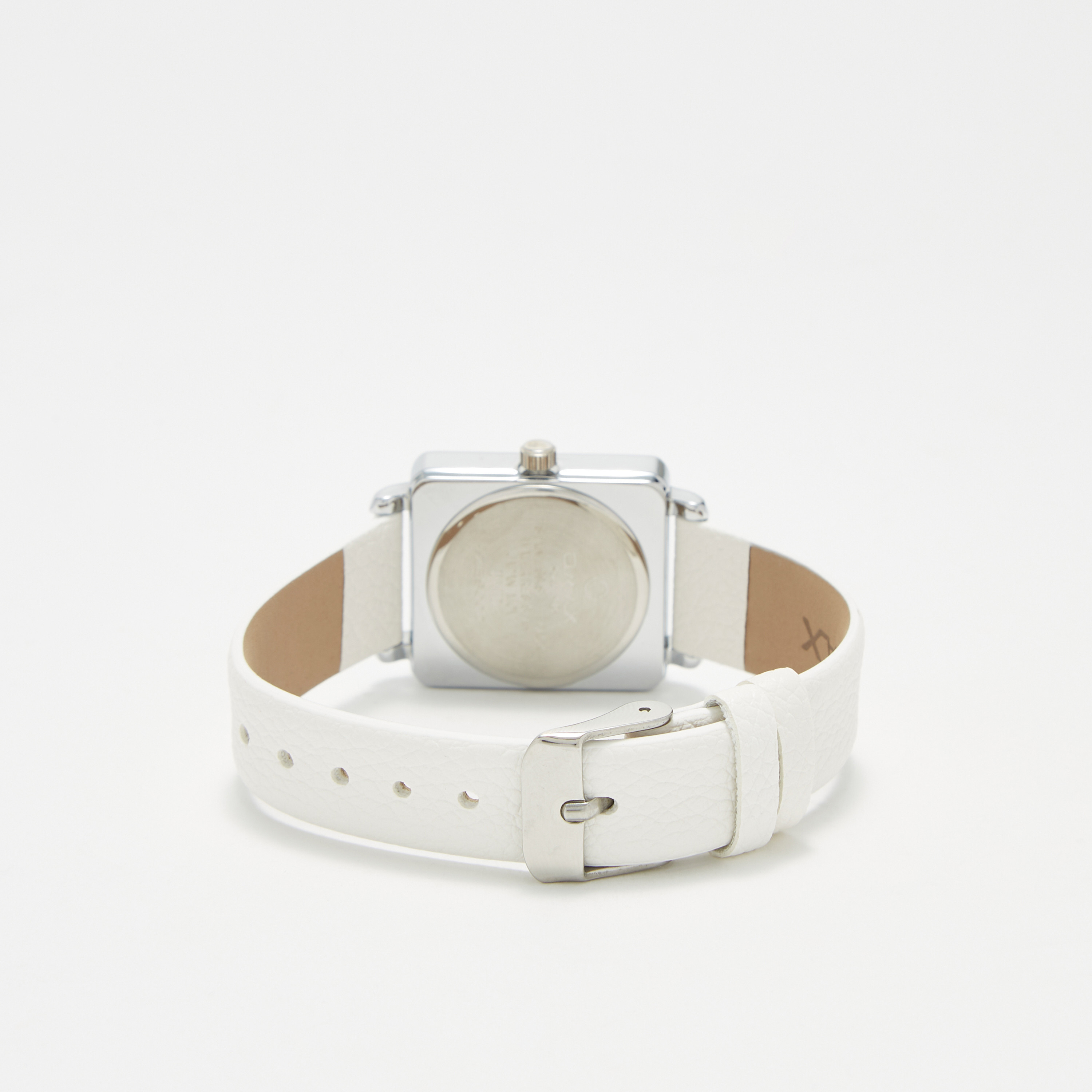 ساعة يد تناظريّة بيضاء بسوار جلد من أوماكس - 00ZES002IW13-women-watchesandjewellery-watches-image-3
