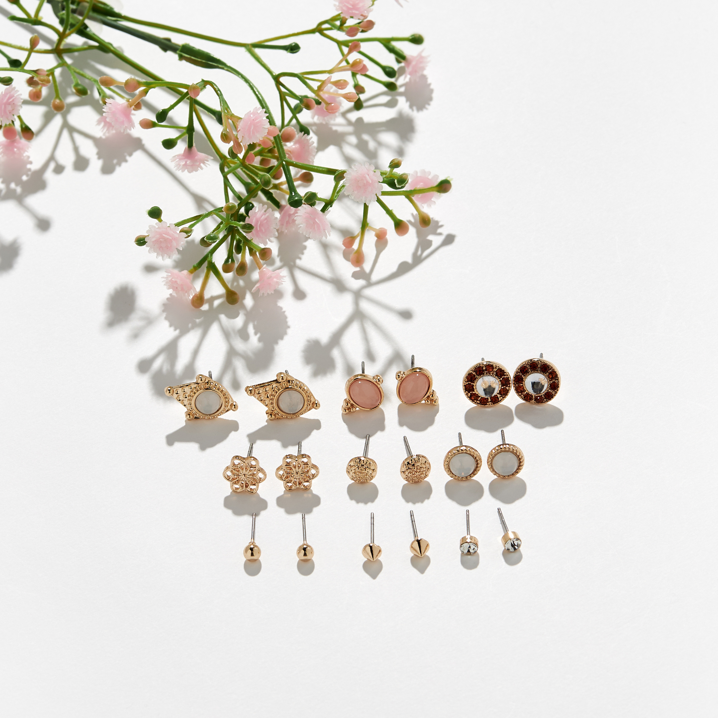 حلقان متنوعة - طقم من 9-women-watchesandjewellery-jewellery-earrings-image-2