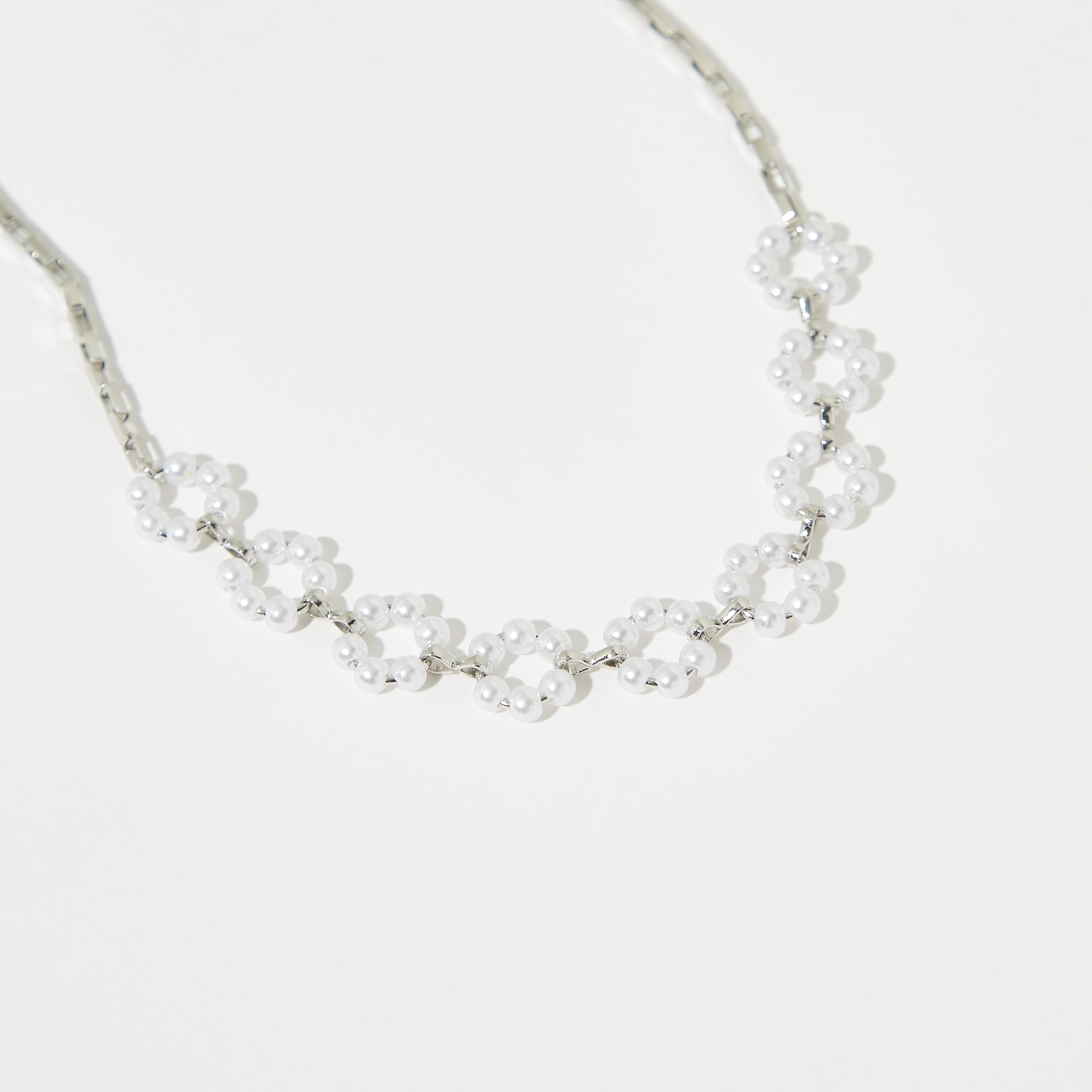 Pearl Embellished Necklace with Lobster Clasp-women-watchesandjewellery-jewellery-necklacesandpendants-image-2