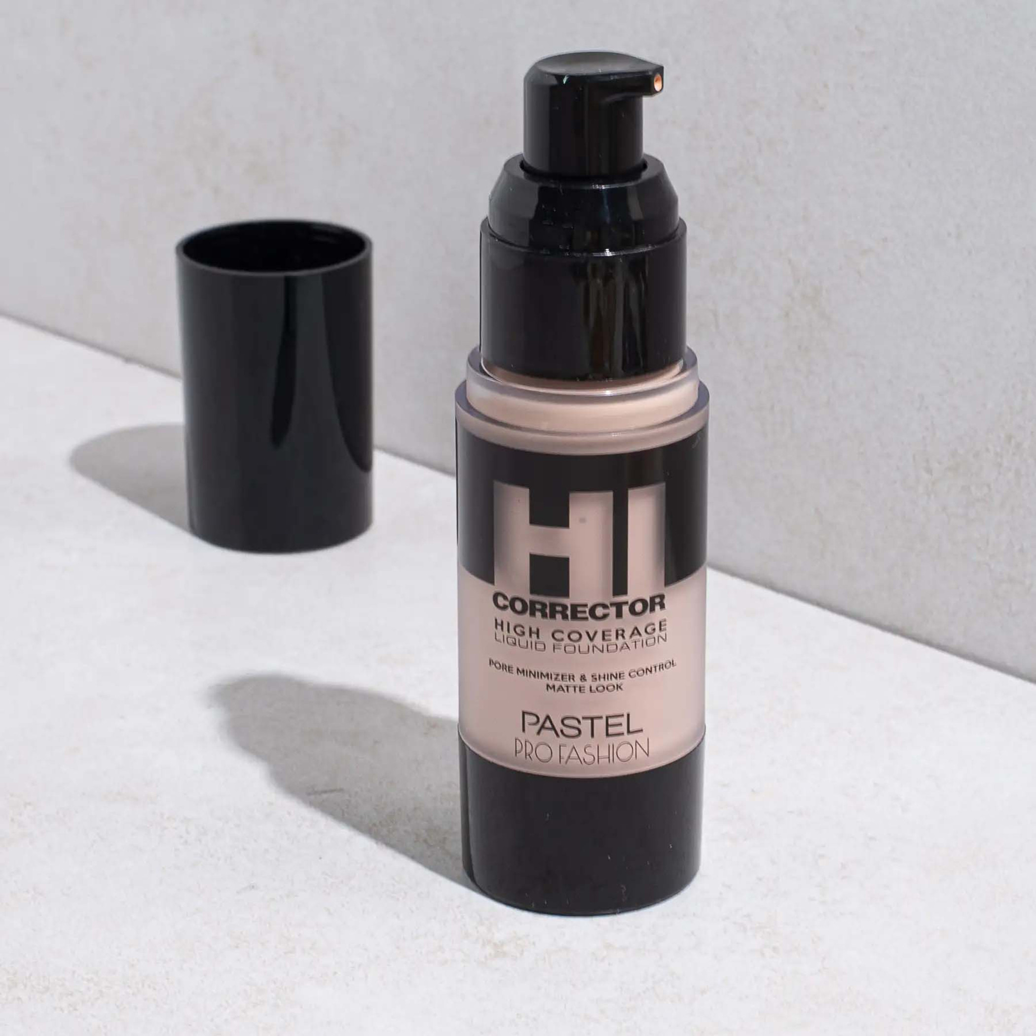 كريم أساس سائل عالي التغطية برو فاشون هاي كوريكتور من باستيل-beautyandpersonalcare-makeup-face-foundations-image-1