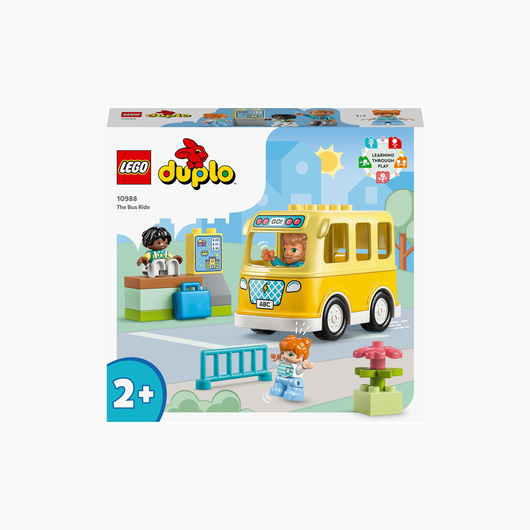 Buy Lego 10988 16-Piece Duplo Town The Bus Ride Building Toy Set Online ...