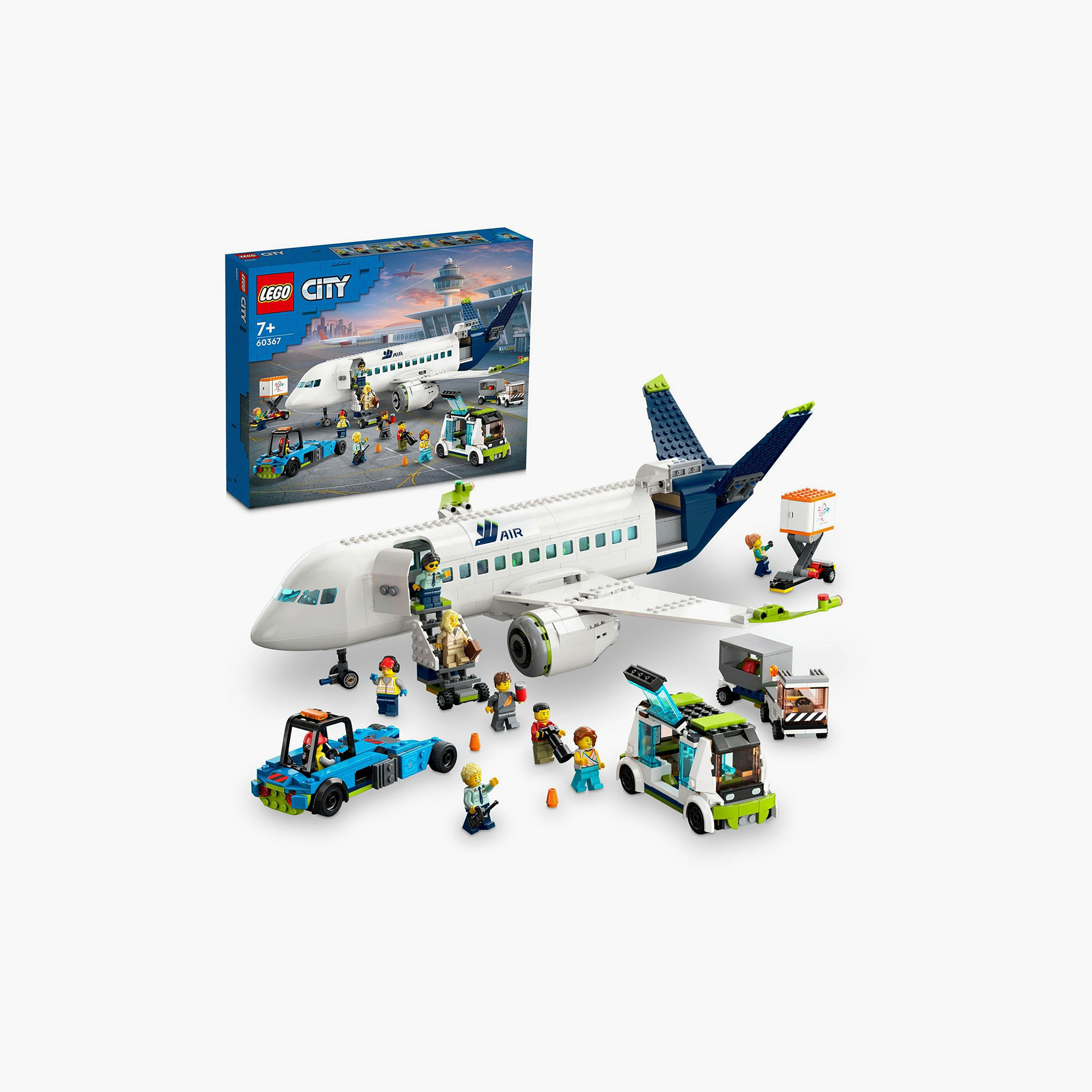 Lego 60367 930-Piece City Passenger Aeroplane Building Toy Set-toys-buildingblocks-blocks-image-1