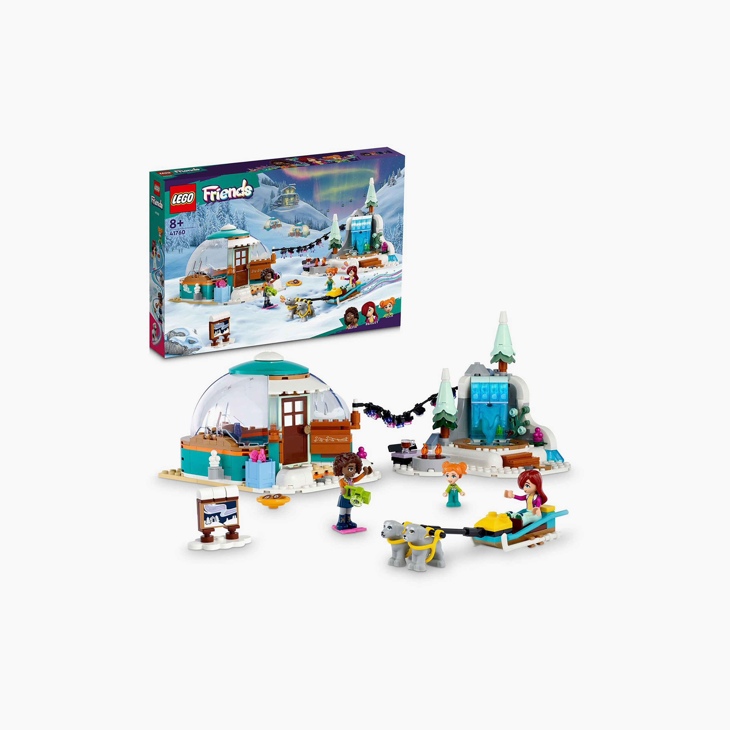 Lego 41760 Friends Igloo Holiday Adventure Building 491-Piece Toy Playset-toys-buildingblocks-blocks-image-1