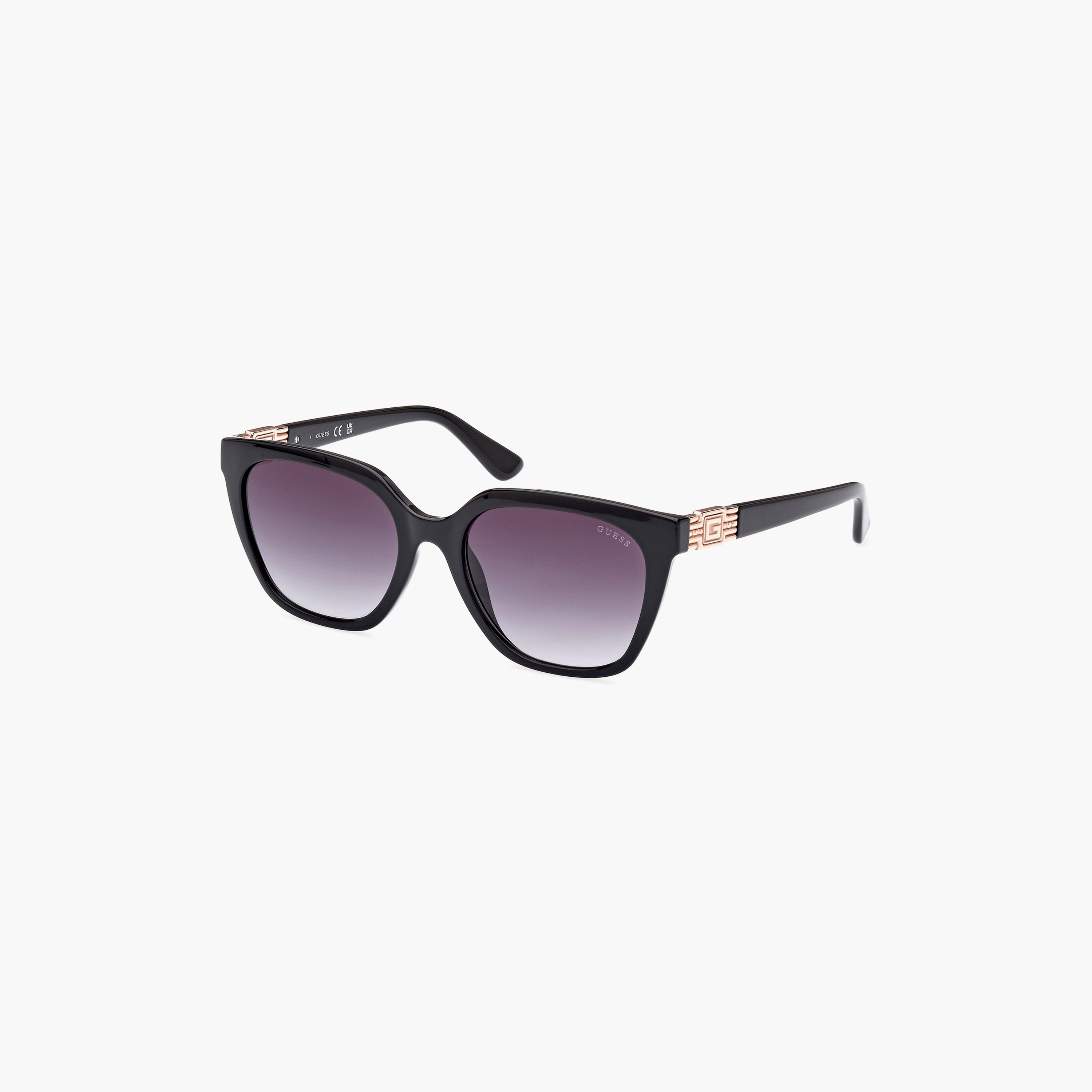 Guess Women's Gradient Grey Lens 55 MM Square Sunglasses | GU7870-women-sunglasses-image-1
