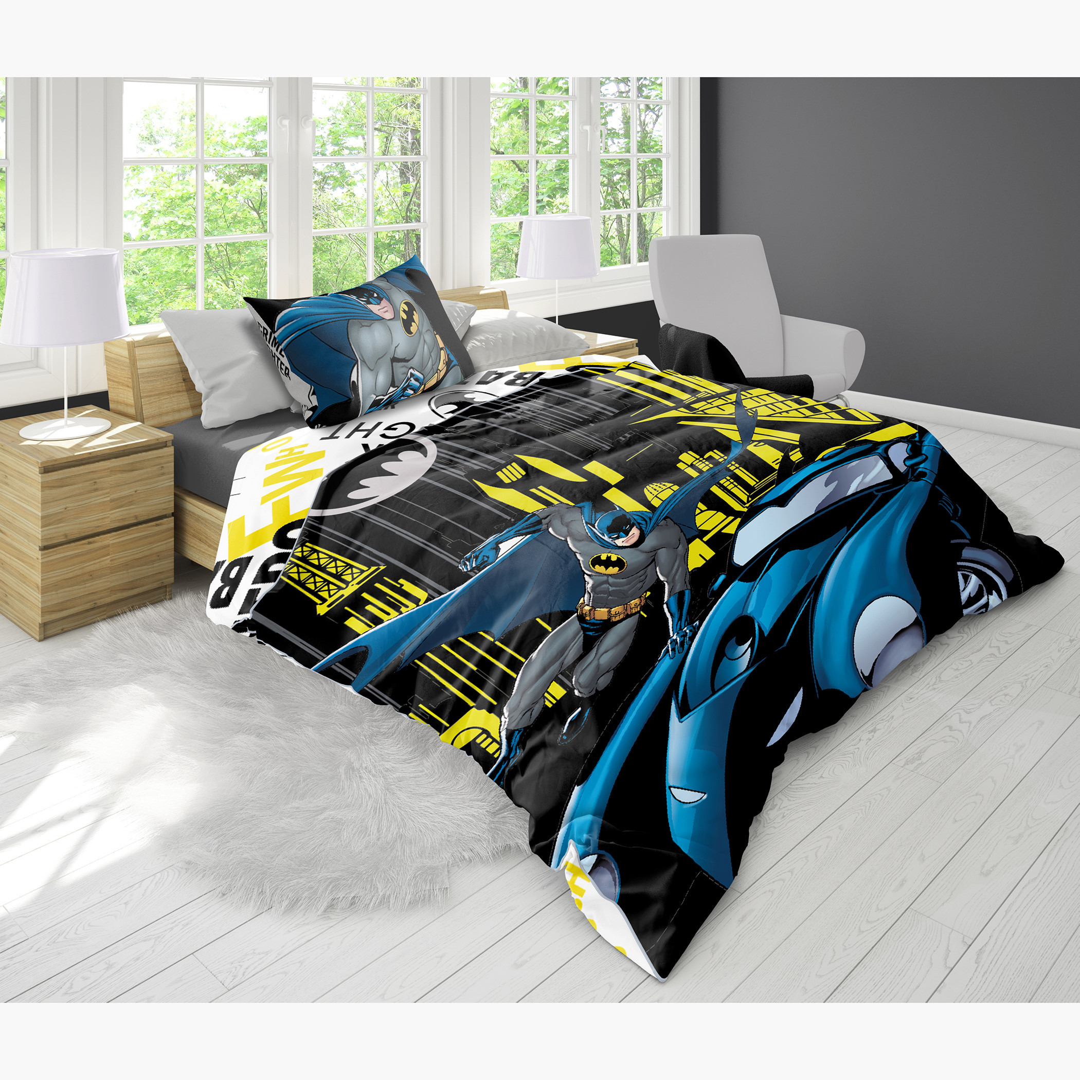 Batman comforter cheap set full