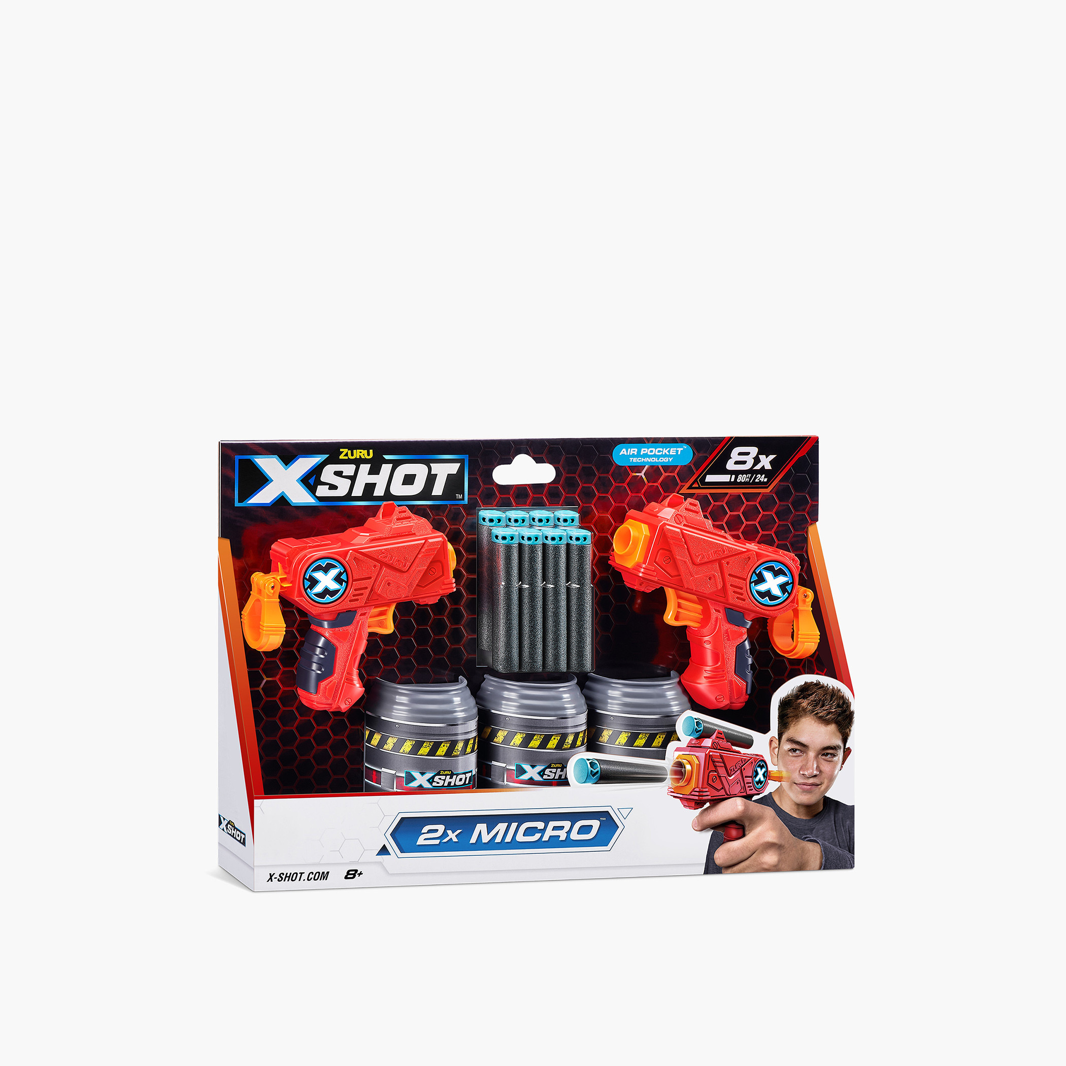 X-Shot Micro Excel Double Shooting Game Set-toys-outdoor-gunsandfoamblasters-image-6