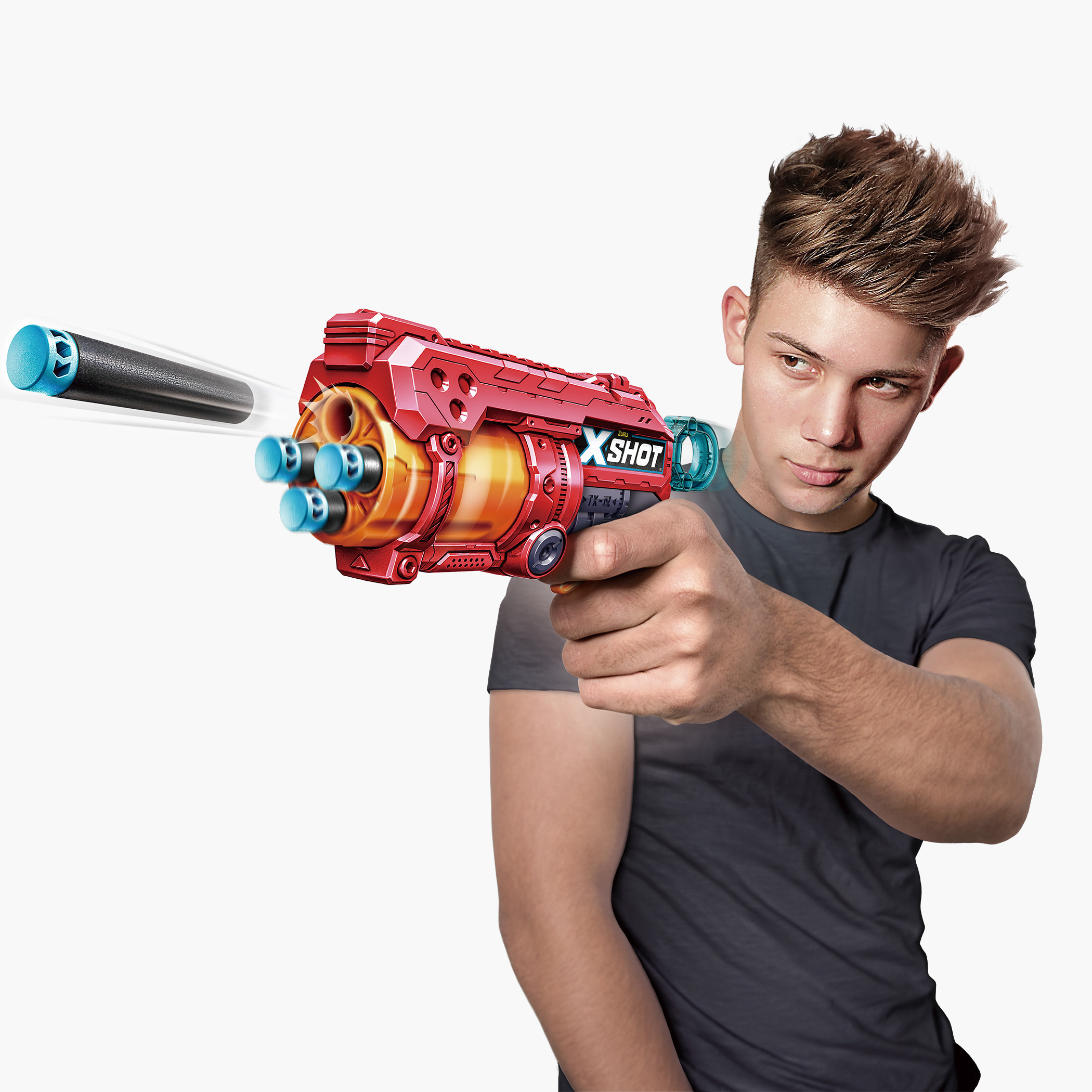 X-Shot Excel Fury 4 Gun Toy - Set of 2-toys-outdoor-gunsandfoamblasters-image-3