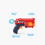 X-Shot Excel Fury 4 Gun Toy - Set of 2-toys-outdoor-gunsandfoamblasters-image-5