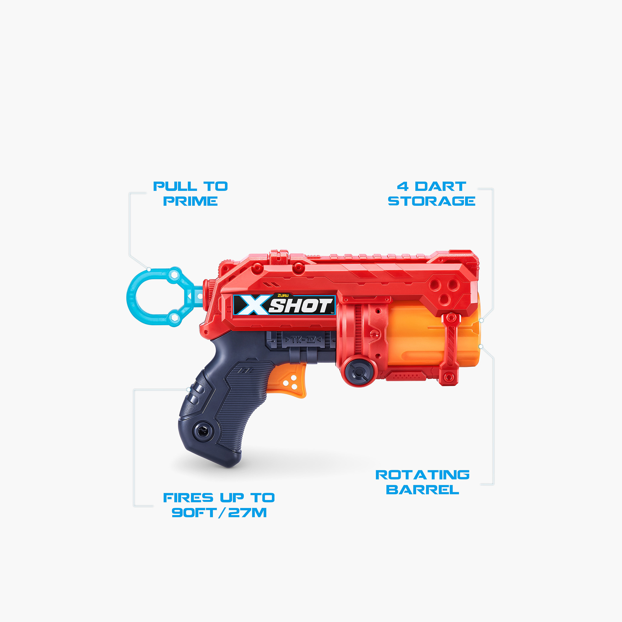 X-Shot Excel Fury Blaster and Dart Set-toys-outdoor-gunsandfoamblasters-image-4