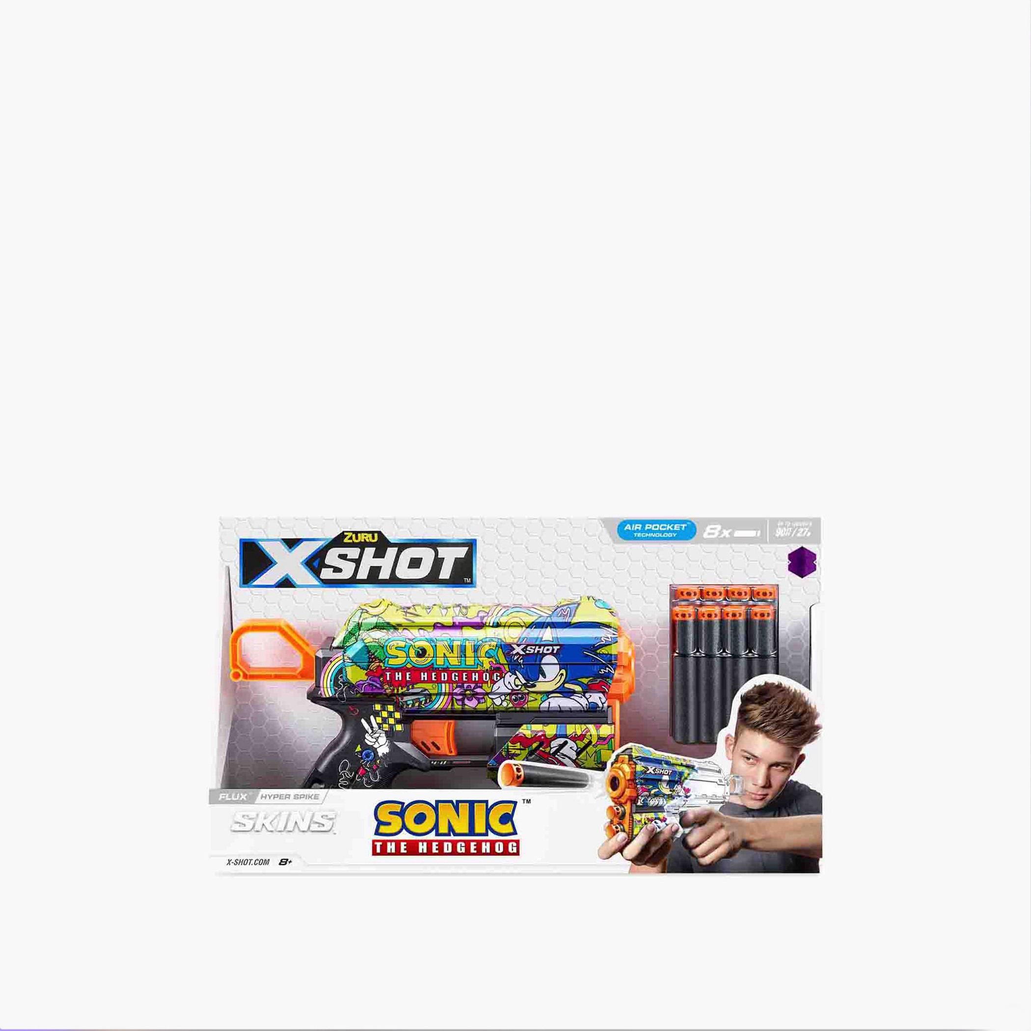 X-Shot Skins Sonic The Hedgehog Blaster Toy-toys-outdoor-gunsandfoamblasters-image-3