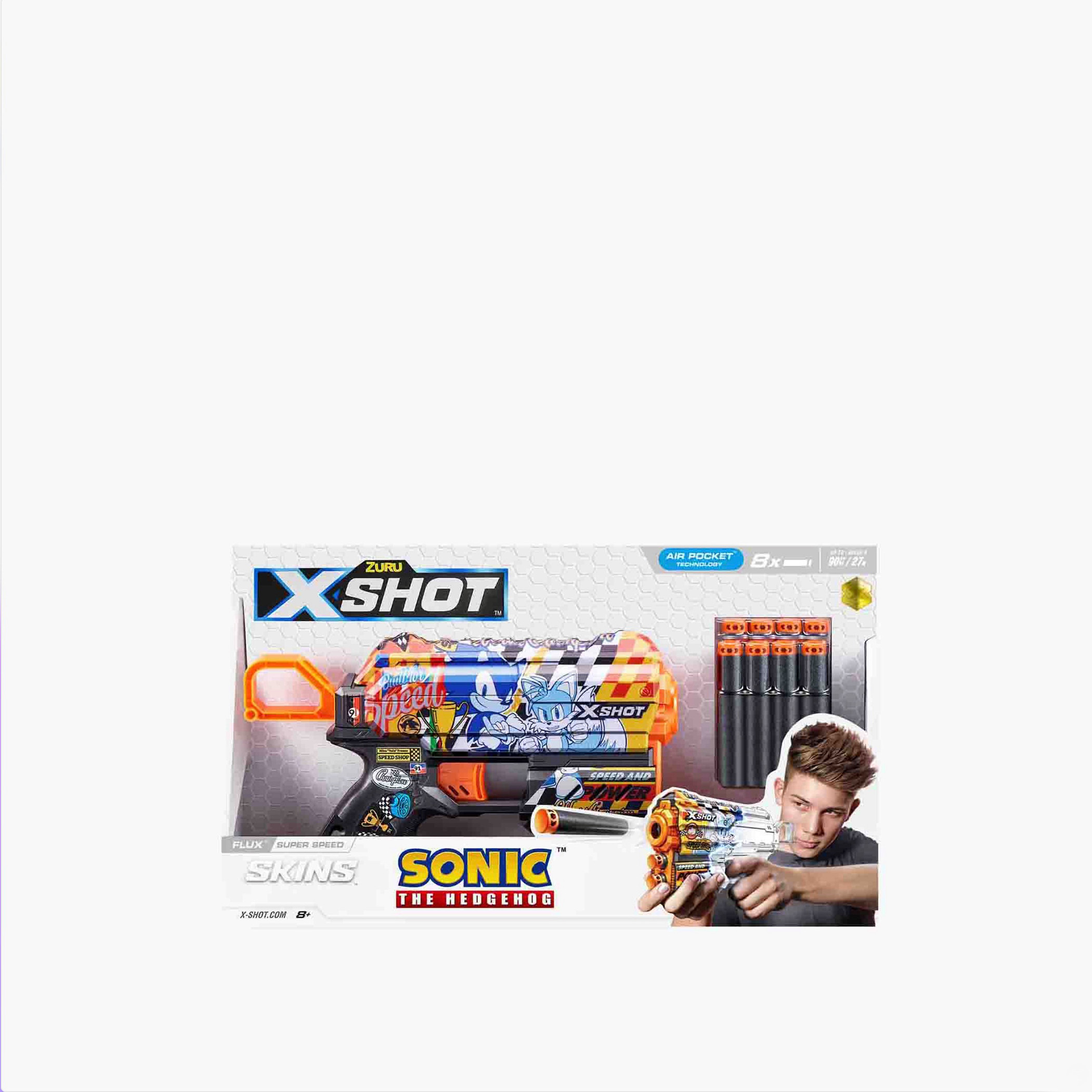 X-Shot Skins Sonic The Hedgehog Blaster Toy-toys-outdoor-gunsandfoamblasters-image-4