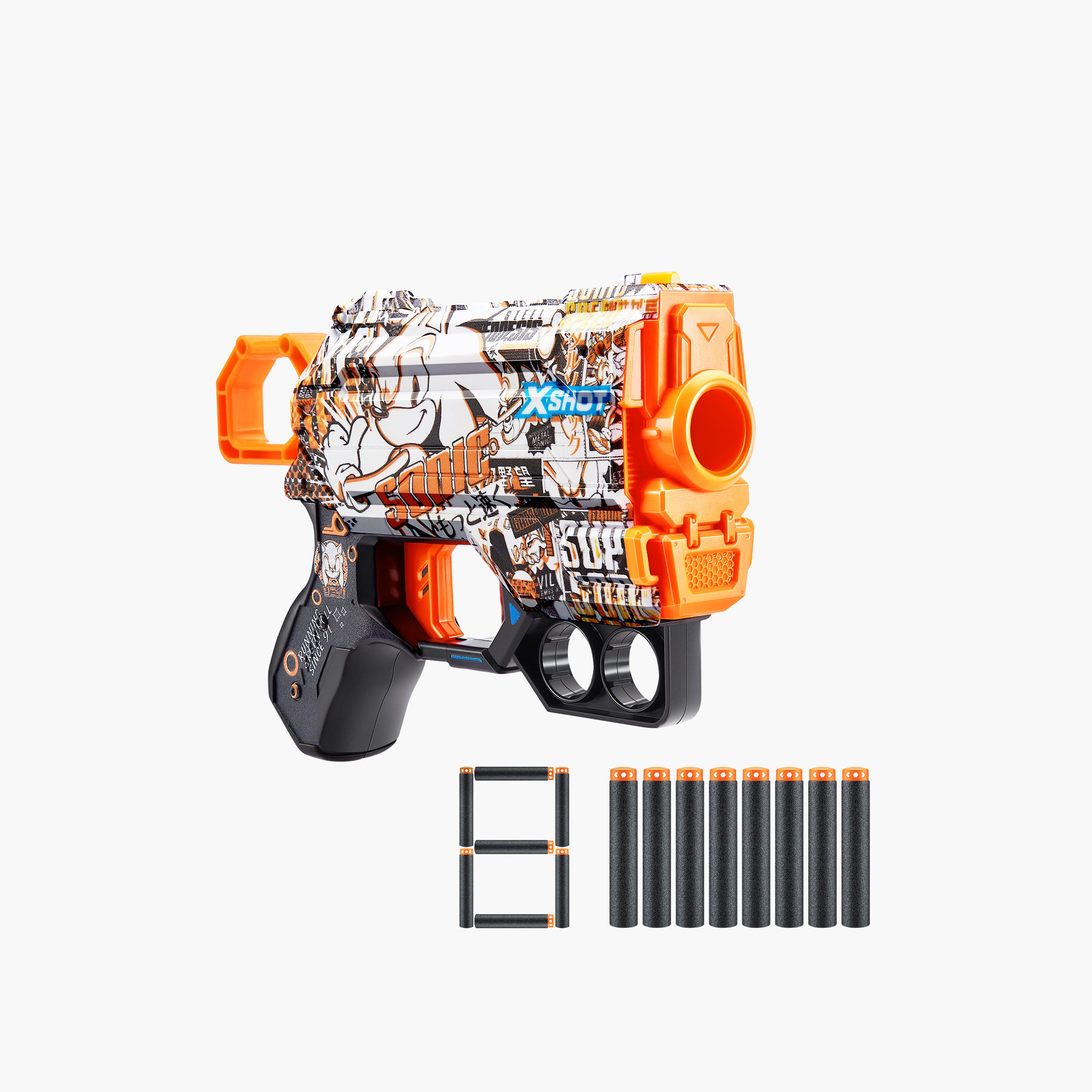 X-Shot Skins Menace Sonic The Hedgehog Blaster Toy-toys-outdoor-gunsandfoamblasters-image-10