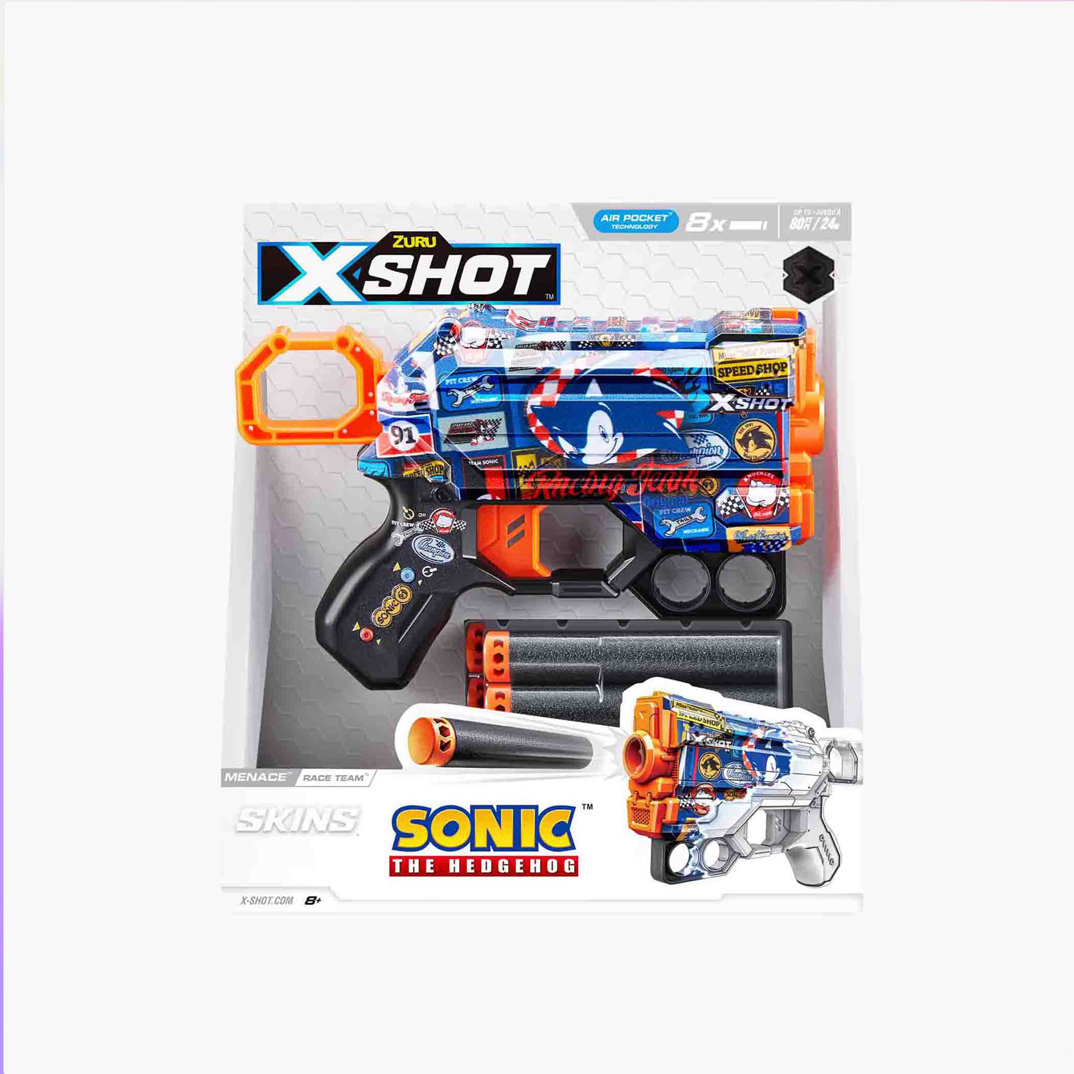 X-Shot Skins Menace Sonic The Hedgehog Blaster Toy-toys-outdoor-gunsandfoamblasters-image-4