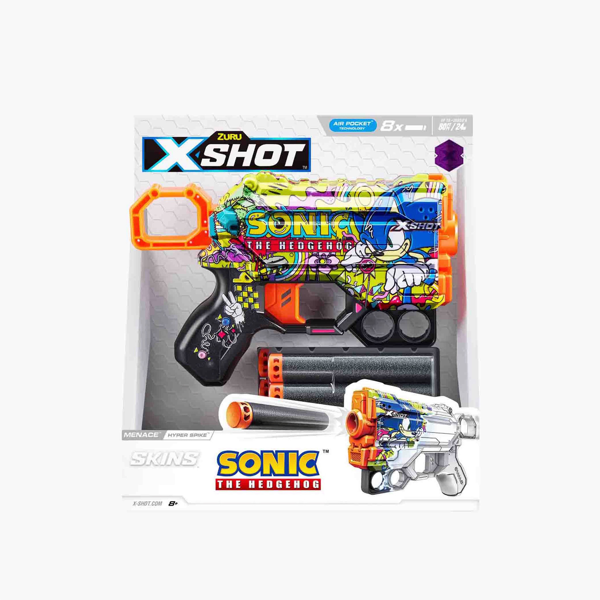 X-Shot Skins Menace Sonic The Hedgehog Blaster Toy-toys-outdoor-gunsandfoamblasters-image-5
