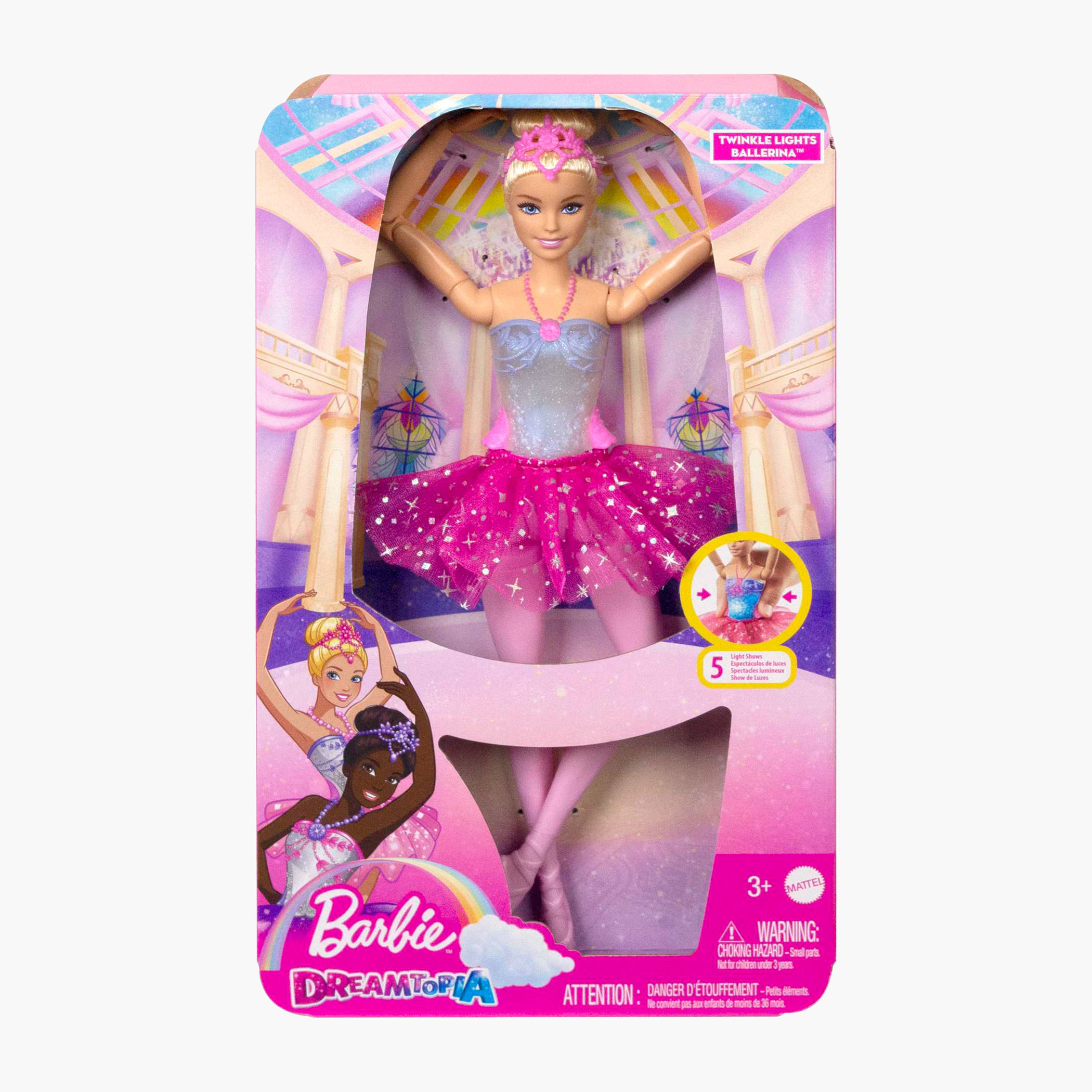 Barbie Dreamtopia Twinkle Lights Ballerina Doll with Blonde Hair & Light-Up Feature, Headband & Tutu-toys-dollsandplaysets-dolls-image-5