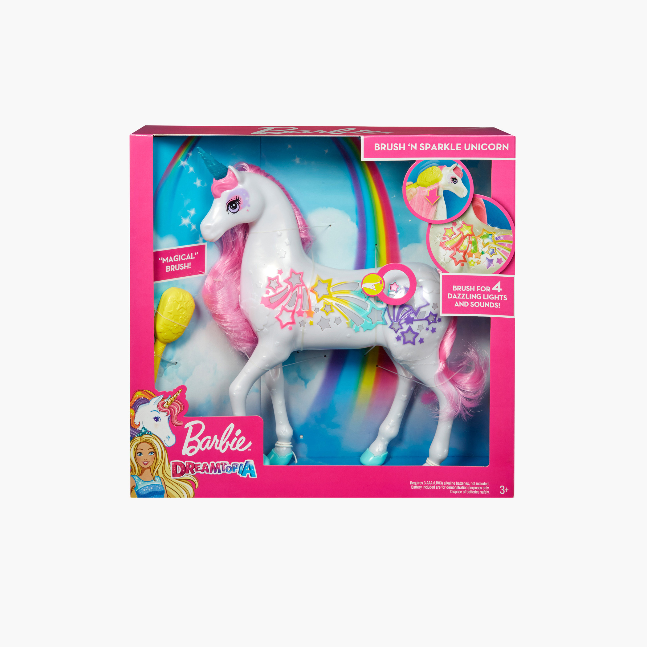 Buy Barbie Brush N Sparkle Dreamtopia Unicorn Toy Online Babyshop KSA