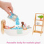 Barbie Doll and Bathtub Playset with Puppy, Kids Toys, Blonde, Colorful Confetti Soap & Accessories-toys-dollsandplaysets-dollplaysets-image-2