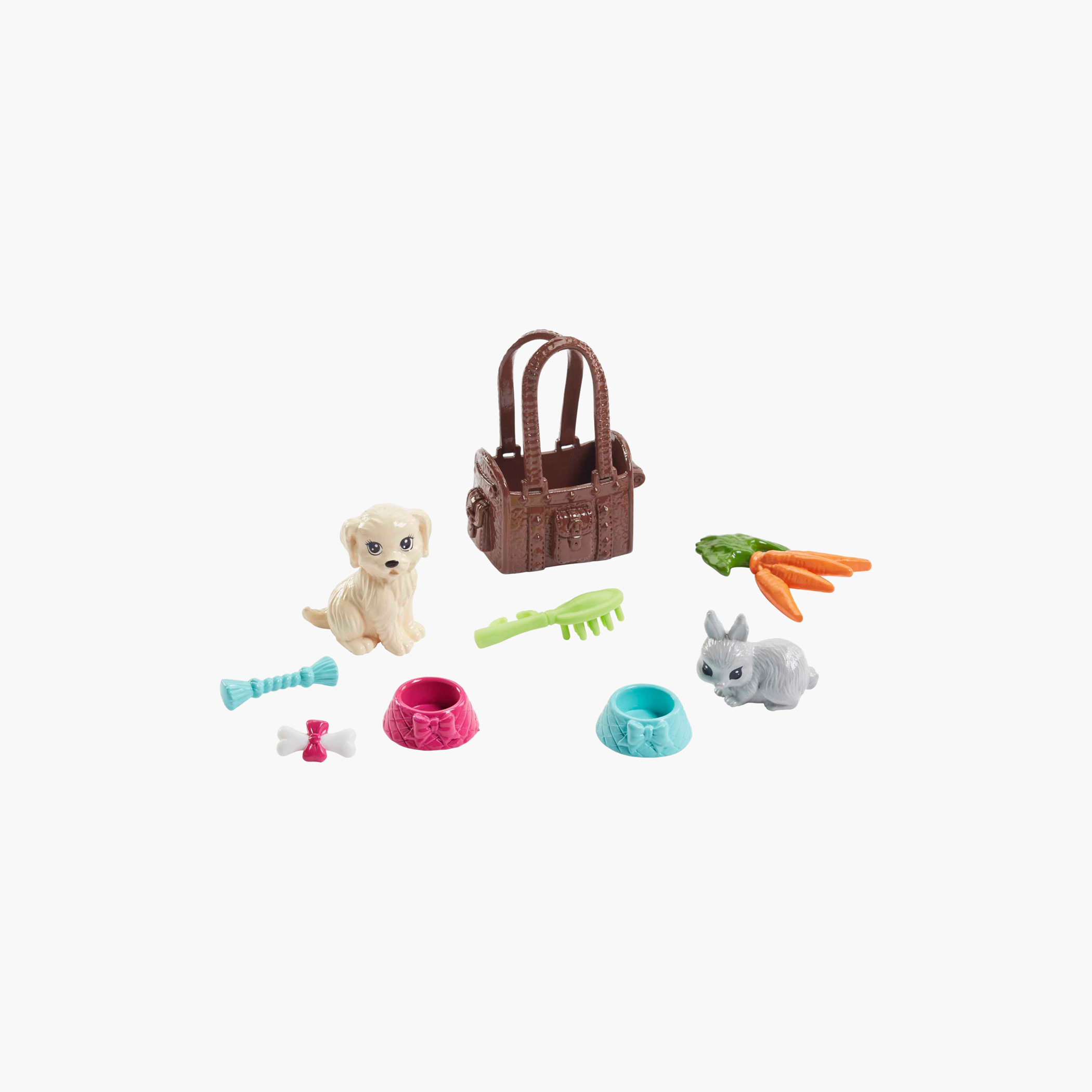 Barbie Doll with Puppy, Bunny and 7 Themed Pieces-toys-dollsandplaysets-dollplaysets-image-5