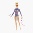 Barbie Rhythmic Gymnast Doll with Metallic Leotard, 2 Clubs & Ribbon, Gift for Ages 3 Years Old & Up-toys-dollsandplaysets-dollplaysets-image-1