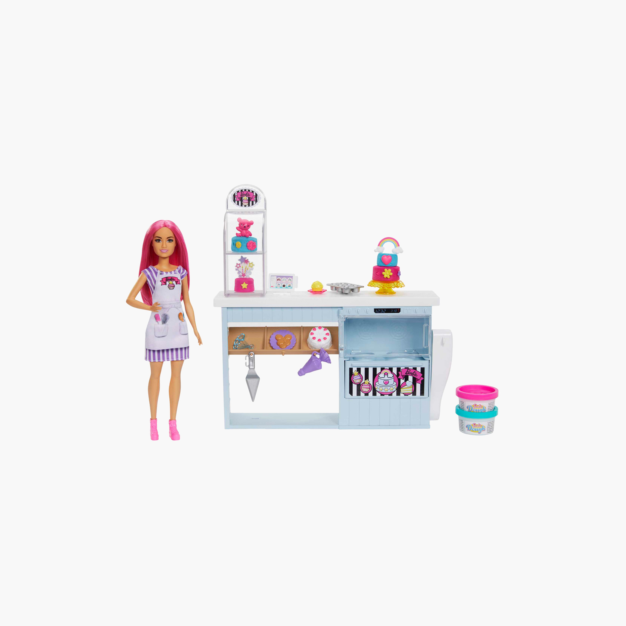 Barbie Doll and Accessories, Bakery Playset with Pink-Haired Petite Doll, Baking Station-toys-dollsandplaysets-dollplaysets-image-7