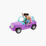 Barbie Off-Road Vehicle, Purple with 2 Pink Seats and Rolling Wheels, Gift for 3 to 7 Year Olds-toys-dollsandplaysets-dollplaysets-image-5