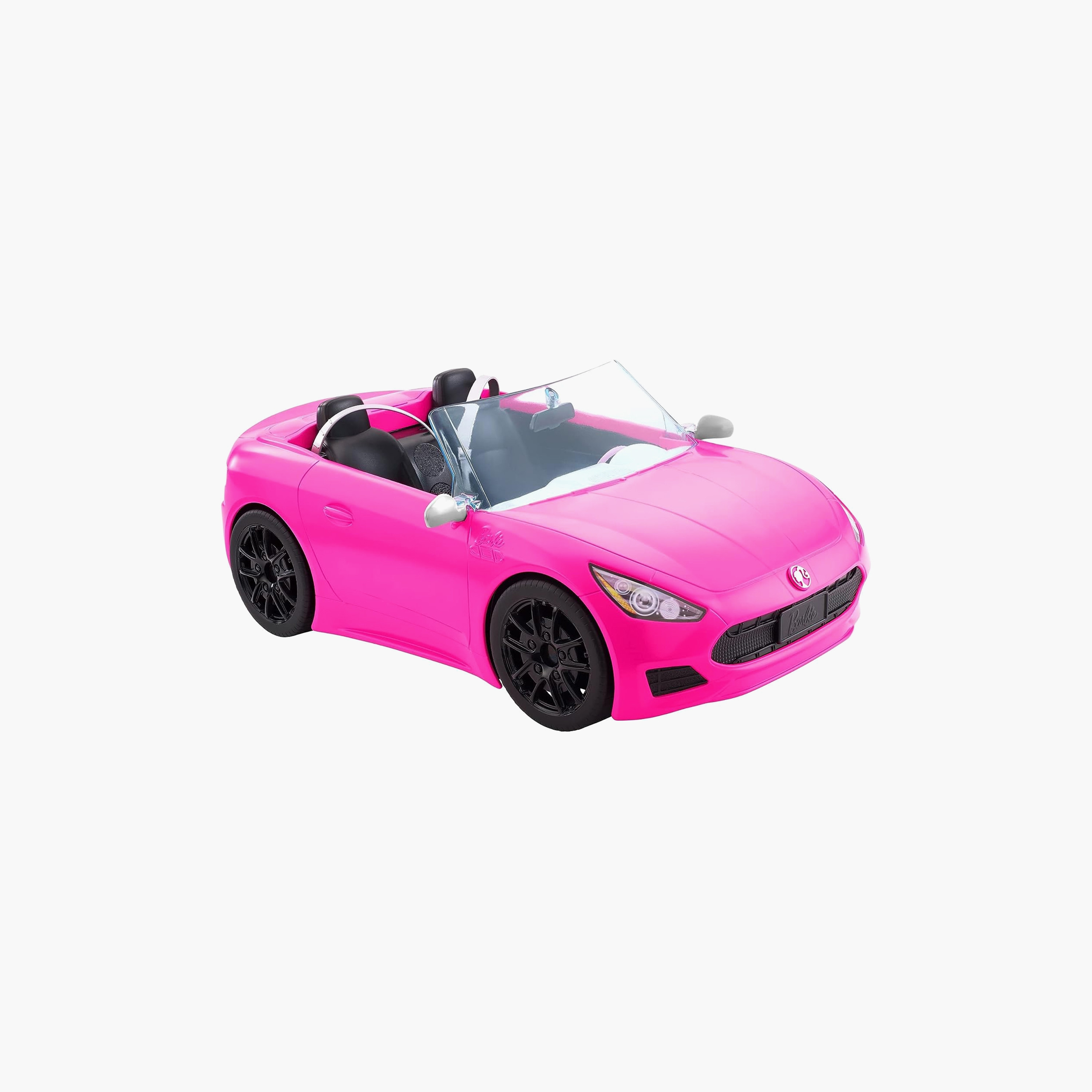 Barbie Convertible 2-Seater Car with Rolling Wheels & Realistic Details, Gift for 3 to 7 Year Olds-toys-dollsandplaysets-dollplaysets-image-1
