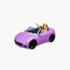 Barbie Doll Playset with 2-Seater Purple Convertible Car with Rolling Wheels, Gift for 3 to 7 Years-toys-dollsandplaysets-dollplaysets-image-2