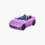 Barbie Doll Playset with 2-Seater Purple Convertible Car with Rolling Wheels, Gift for 3 to 7 Years-toys-dollsandplaysets-dollplaysets-image-4
