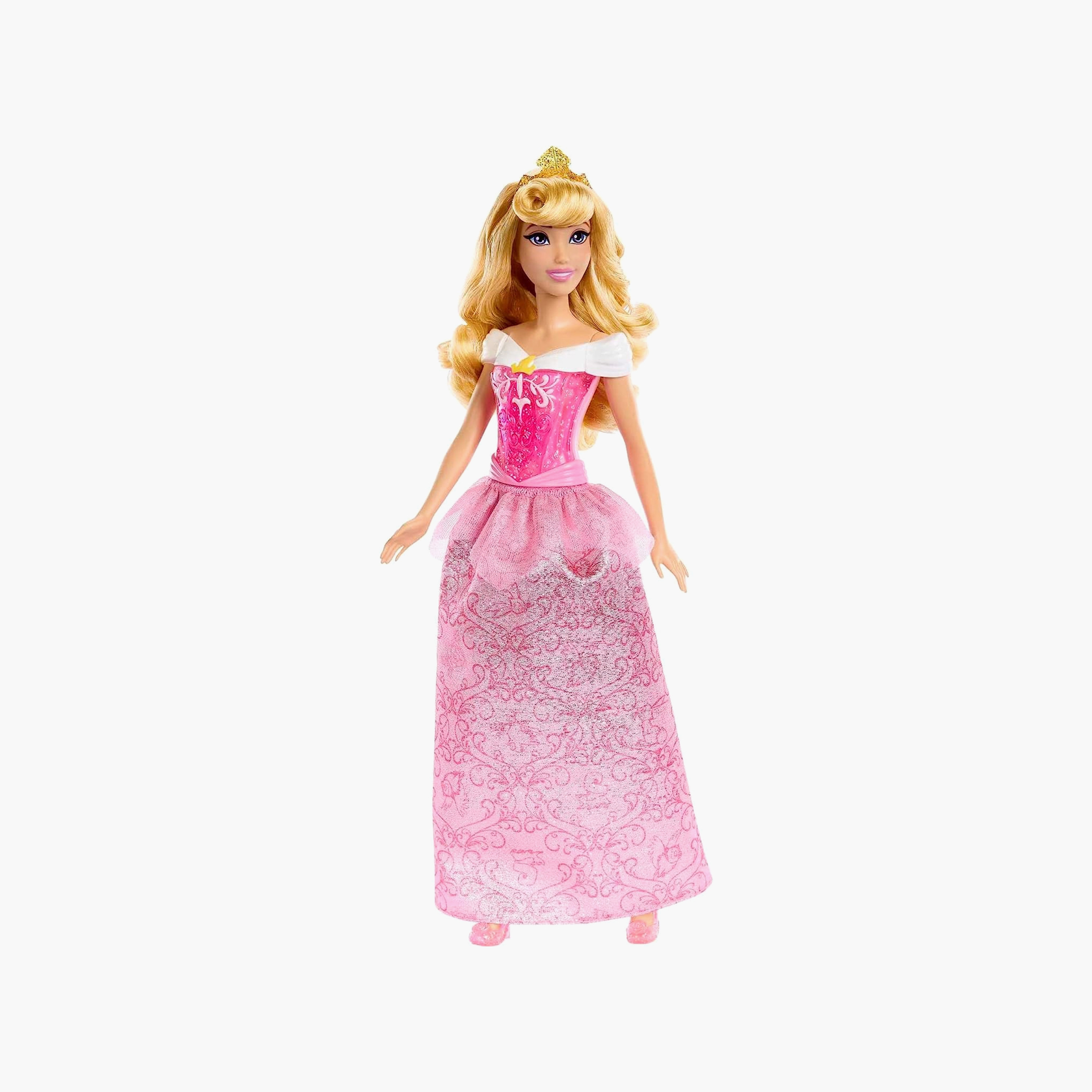 دمية أورورا أميرة ديزني بزي براق وتنورة قابلة للإزالة وتاج وحذاء من ماتيل-toys-dollsandplaysets-dolls-image-1