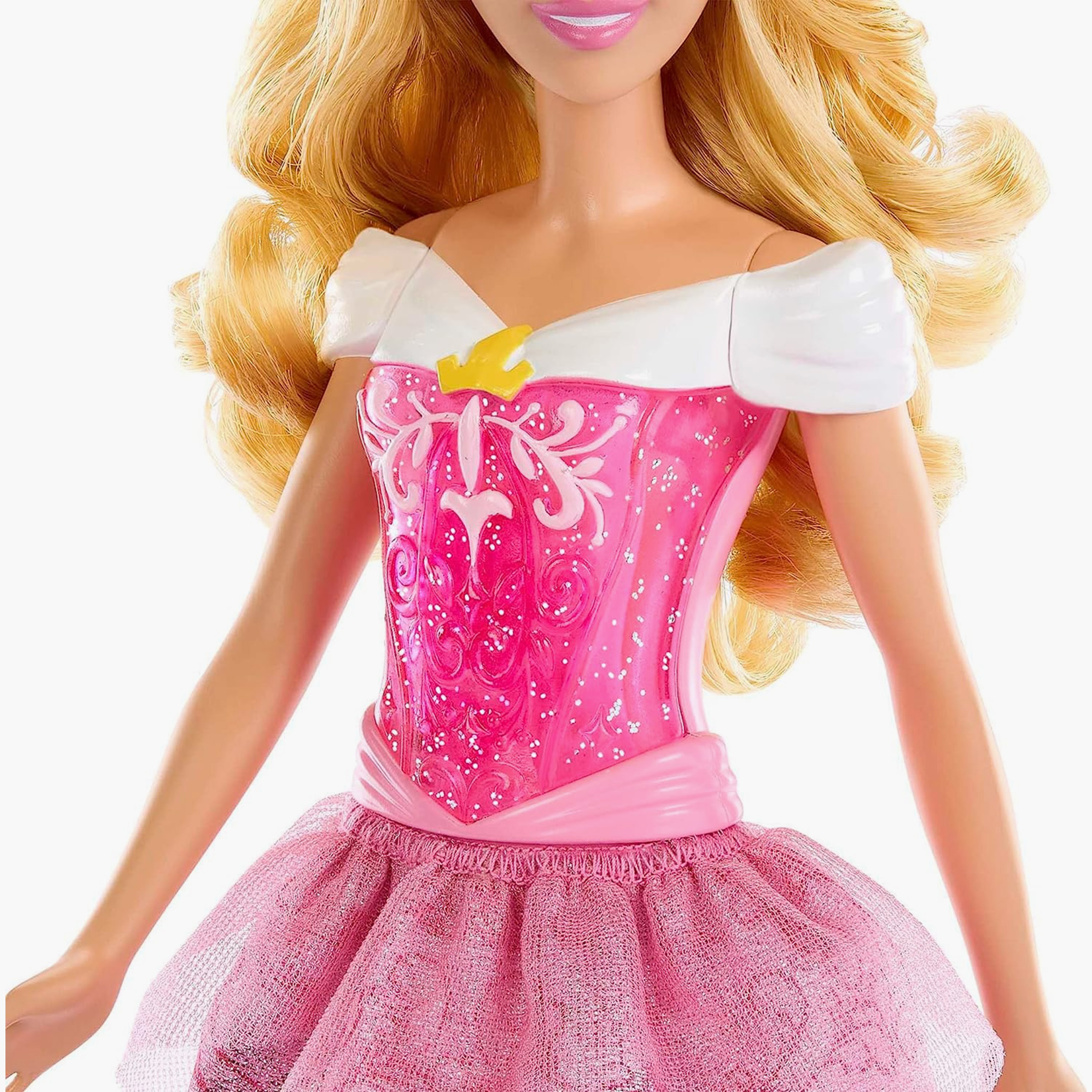 دمية أورورا أميرة ديزني بزي براق وتنورة قابلة للإزالة وتاج وحذاء من ماتيل-toys-dollsandplaysets-dolls-image-2
