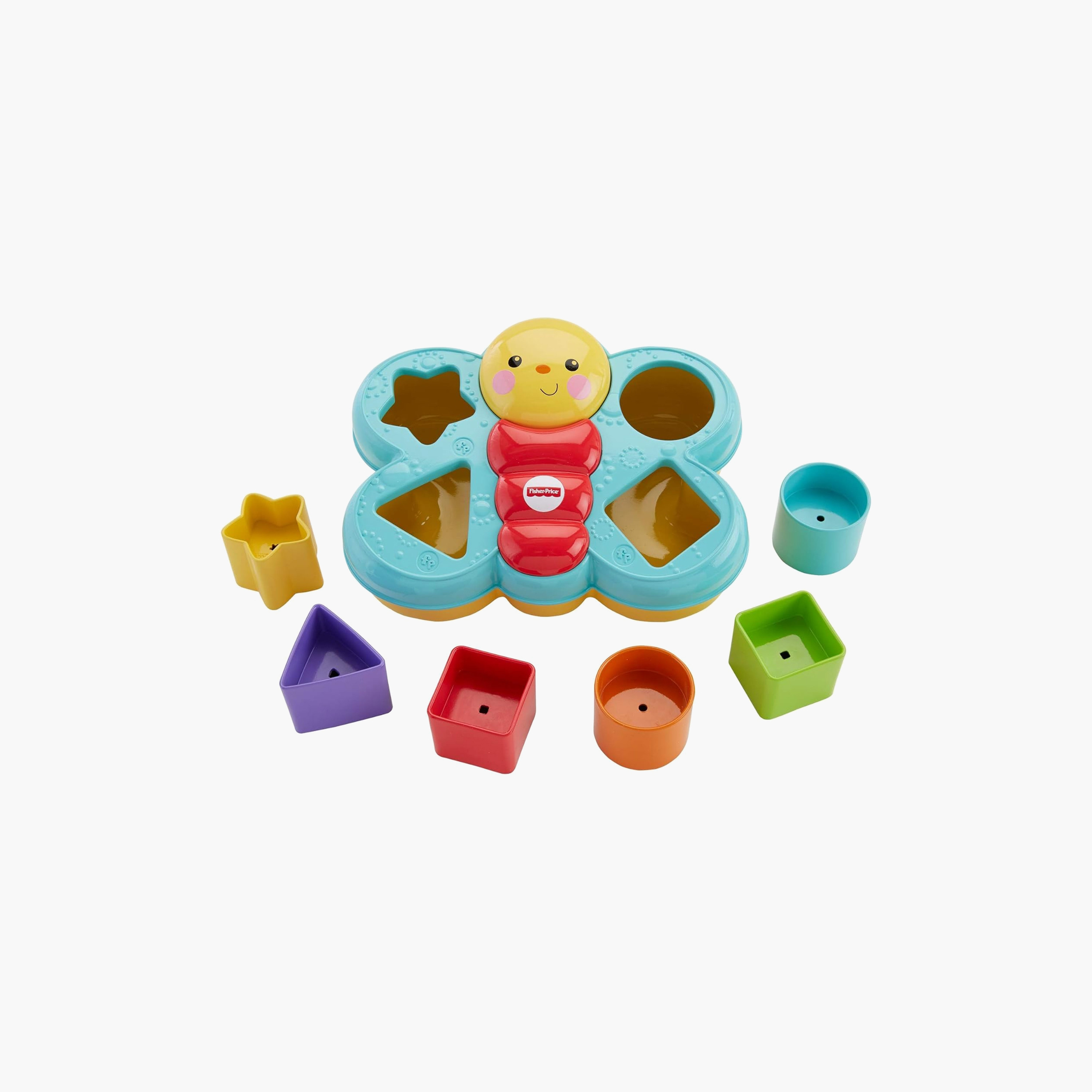 Fisher-Price Butterfly Shape Sorter, baby blocks activity toy for ages 6 months and older-toys-babyandtoddlertoys-stackingandnestingtoys-image-1