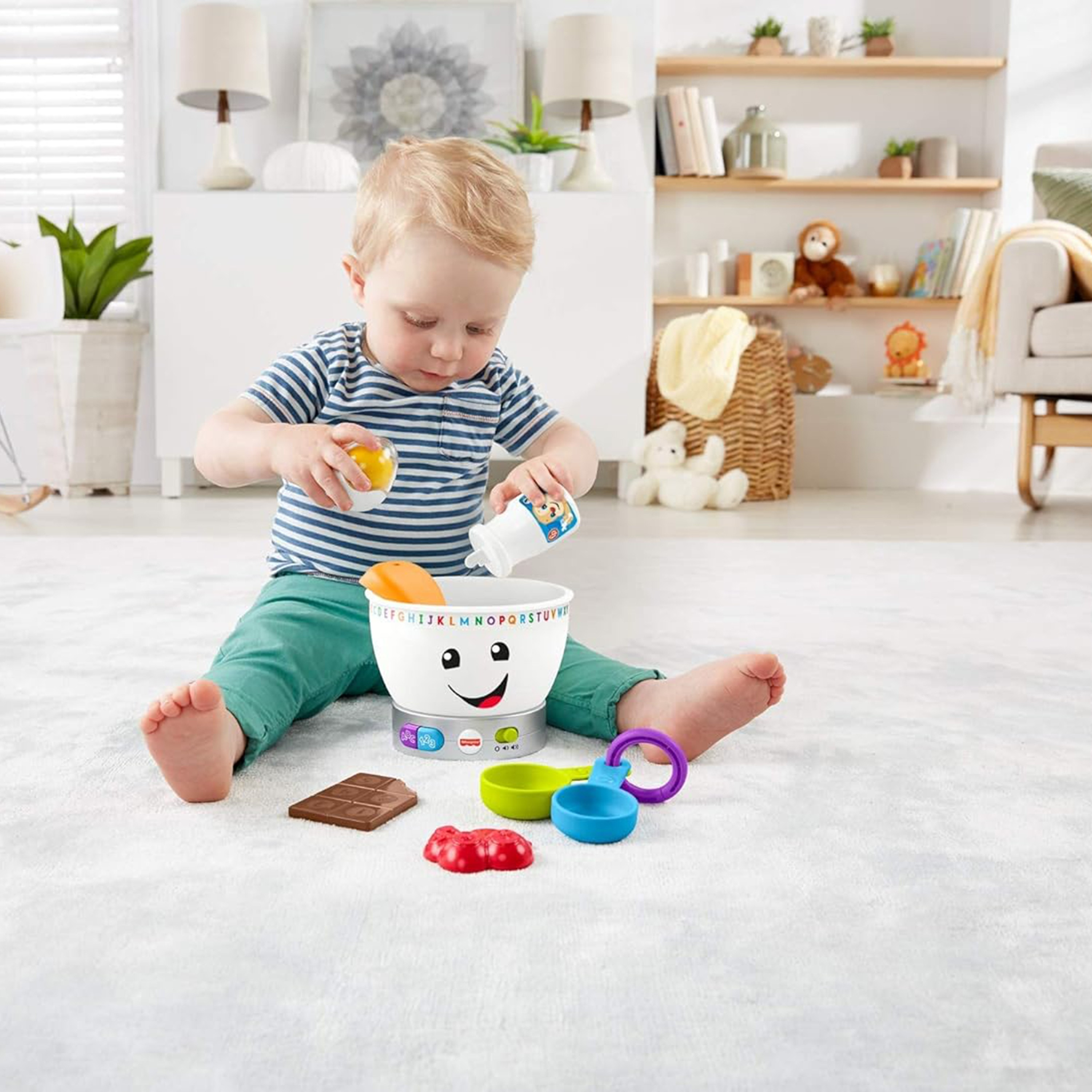 Baby mixing sale bowl toy