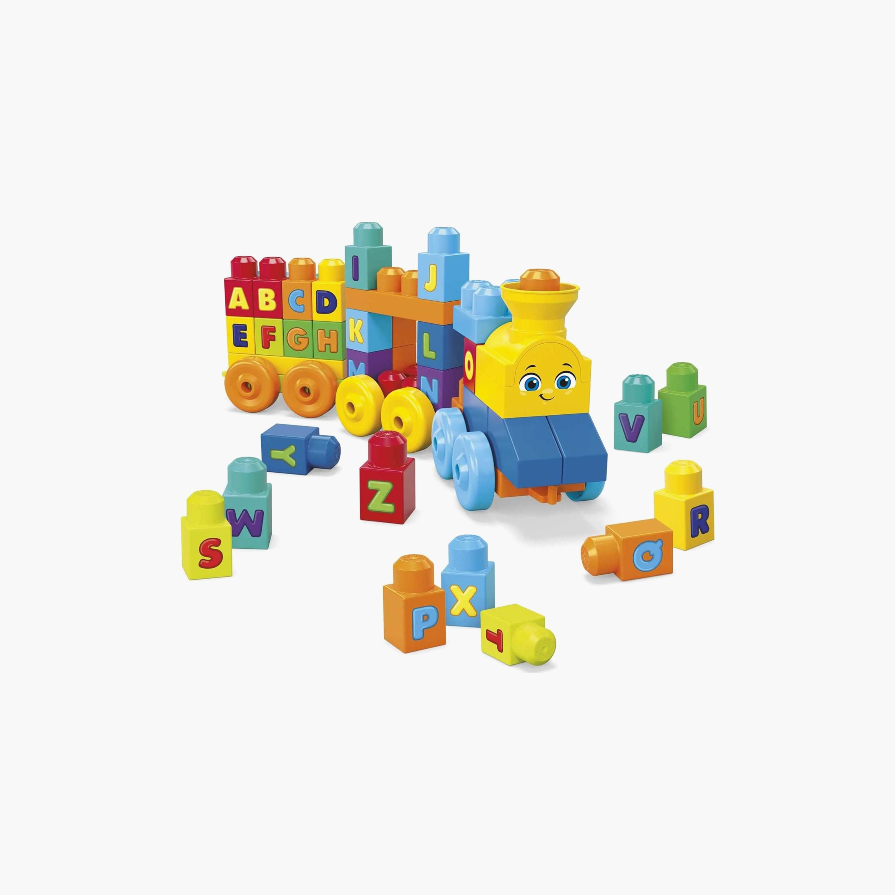 Buy Mega Blocks ABC Learning Train Toy Online | Centrepoint Qatar