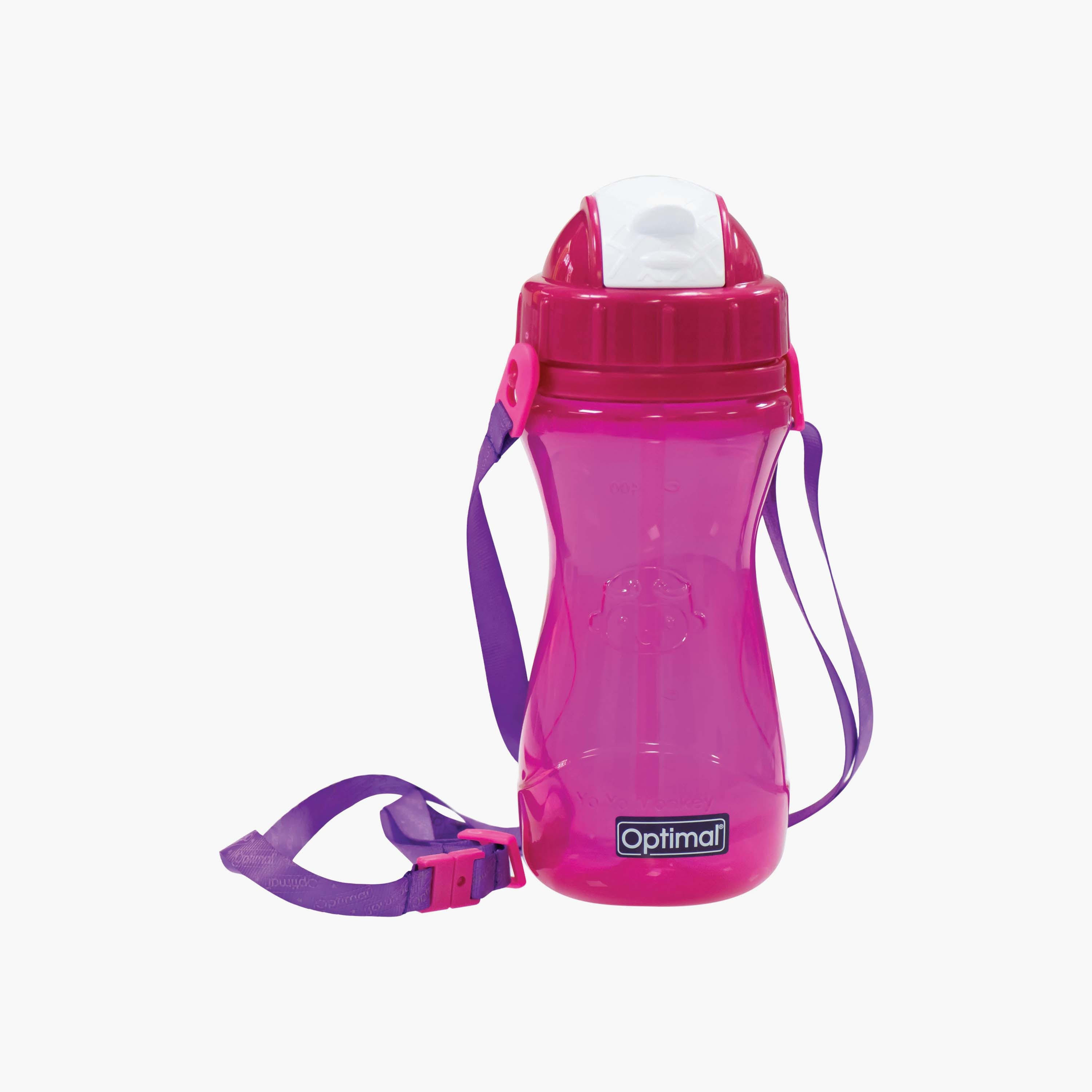 Optimal Silicone Straw Bottle-school-waterbottles-image-1