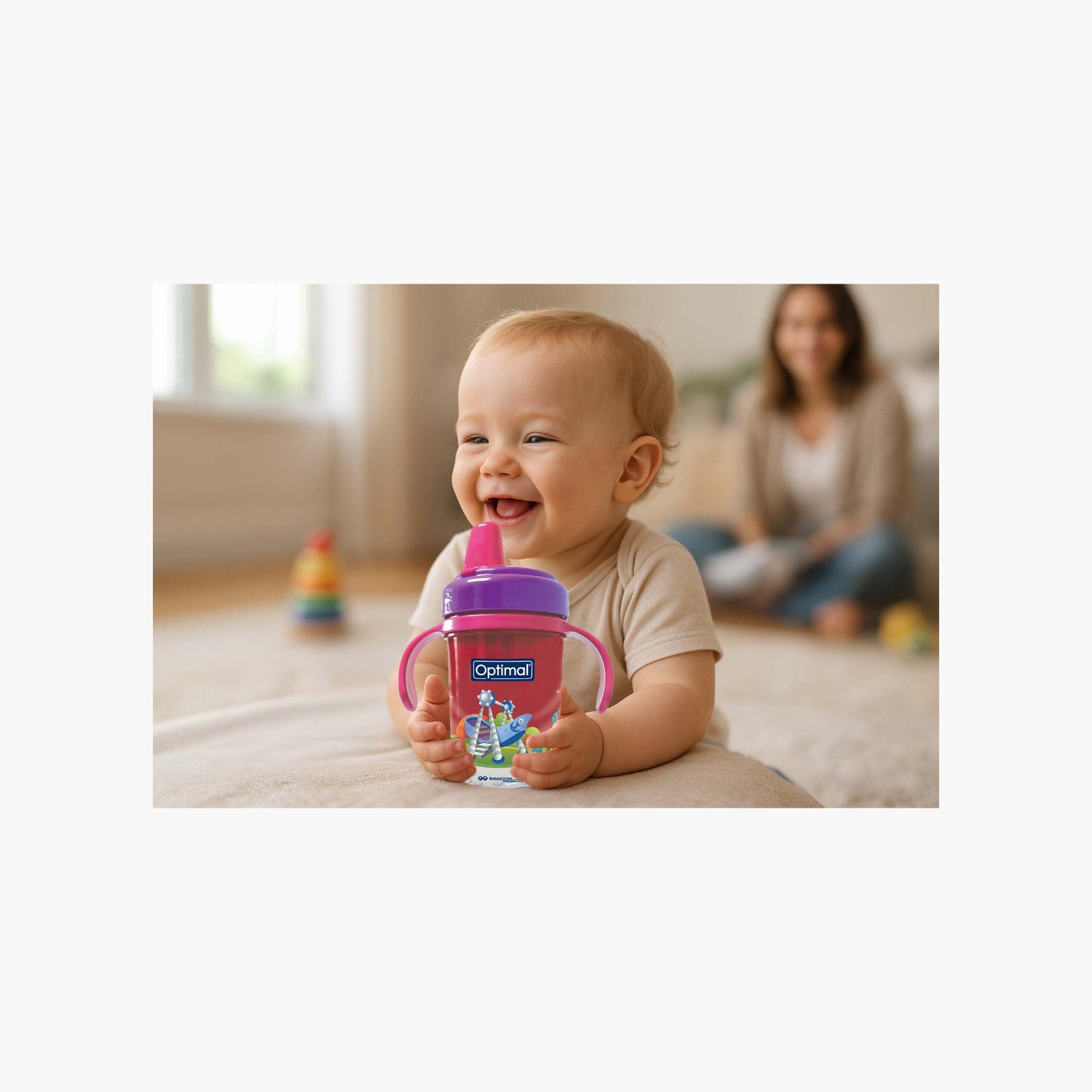 كوب سيليكون بفوهة ومقبض من أوبتيمال-baby-feeding-mealtimeessentials-image-2