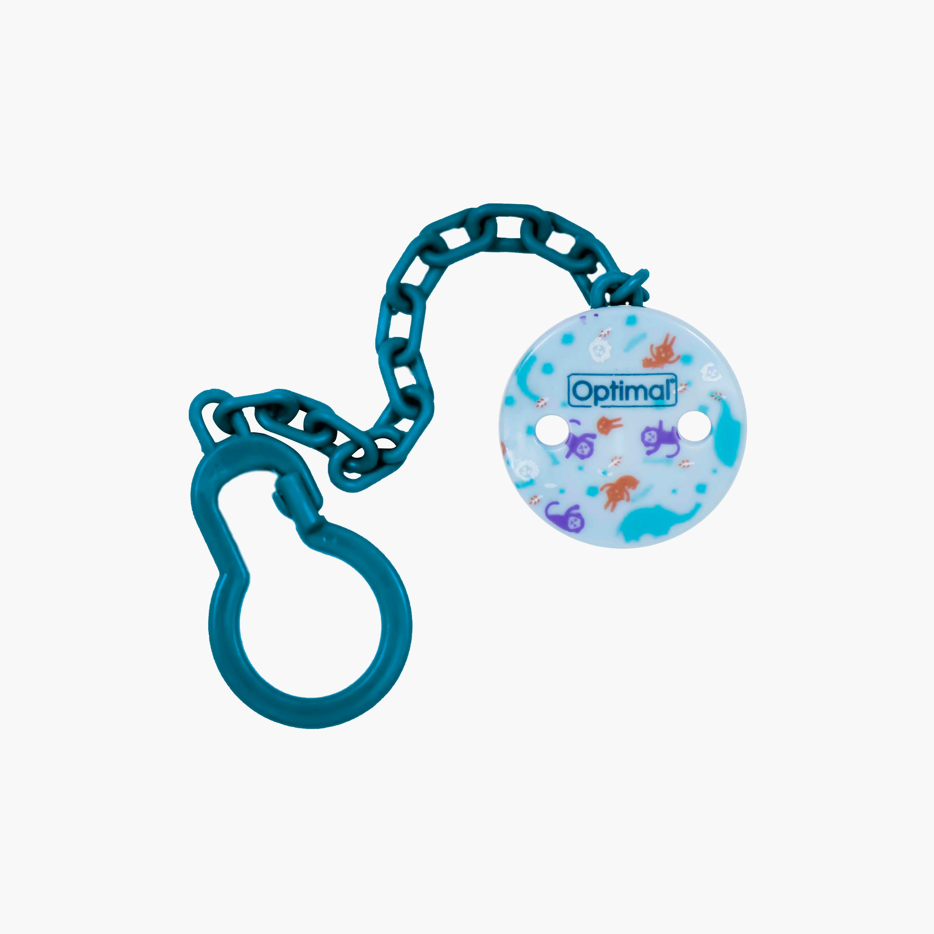 حامل لهاية مع مشبك بلاستيك من أوبتيمال-baby-feeding-pacifiers-image-1