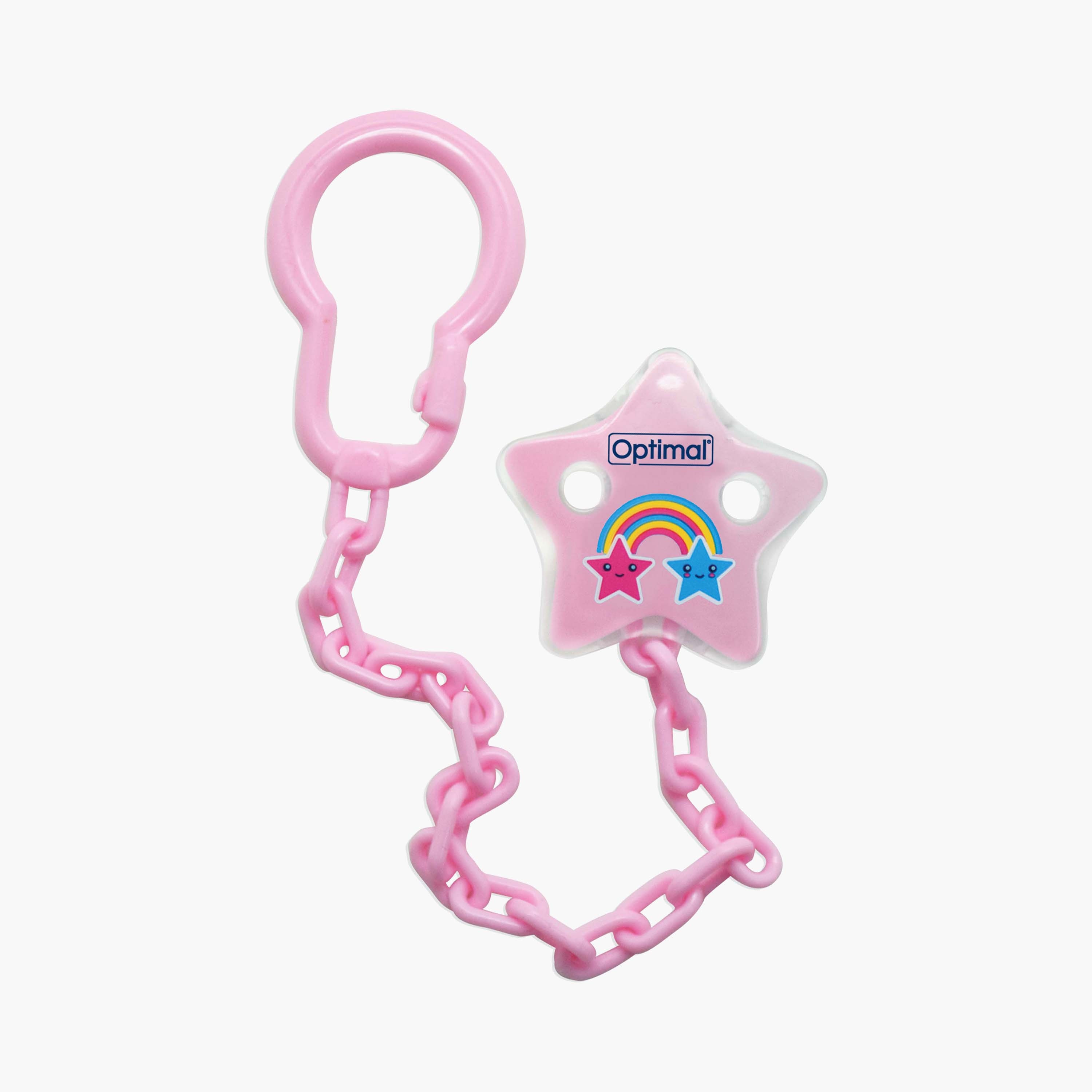 Optimal Pacifier Holder With Plastic Clip-baby-feeding-pacifiers-image-2