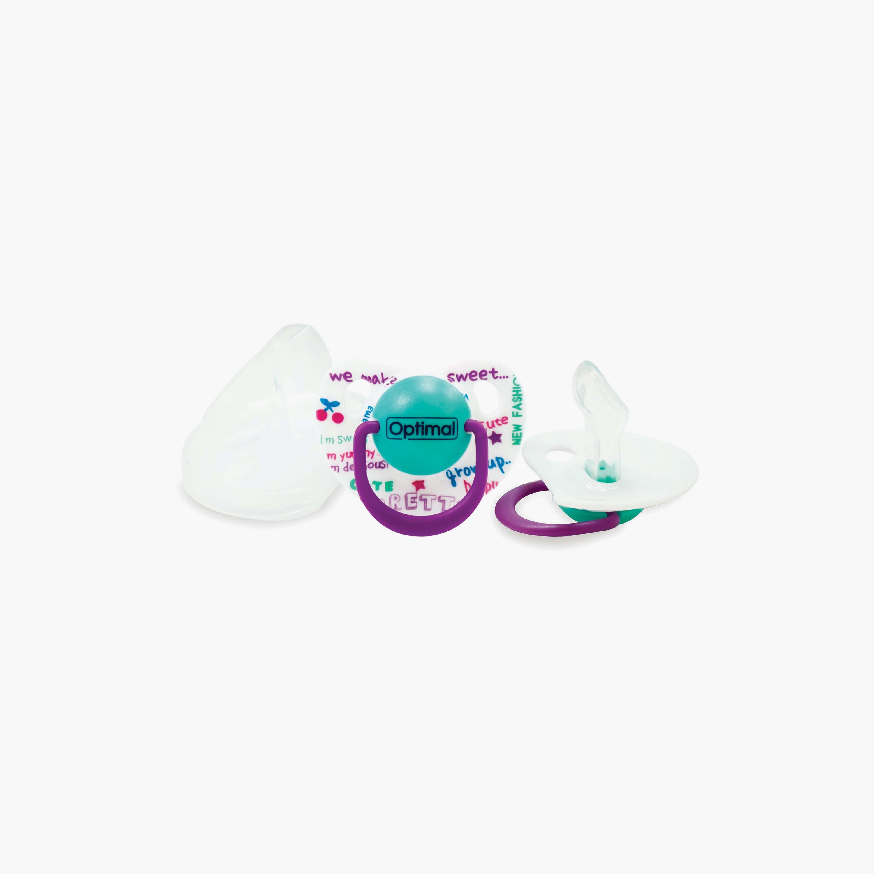 لهاية سيلكون لتقويم الأسنان من أوبتيمال, 6+ شهور-baby-feeding-pacifiers-image-7