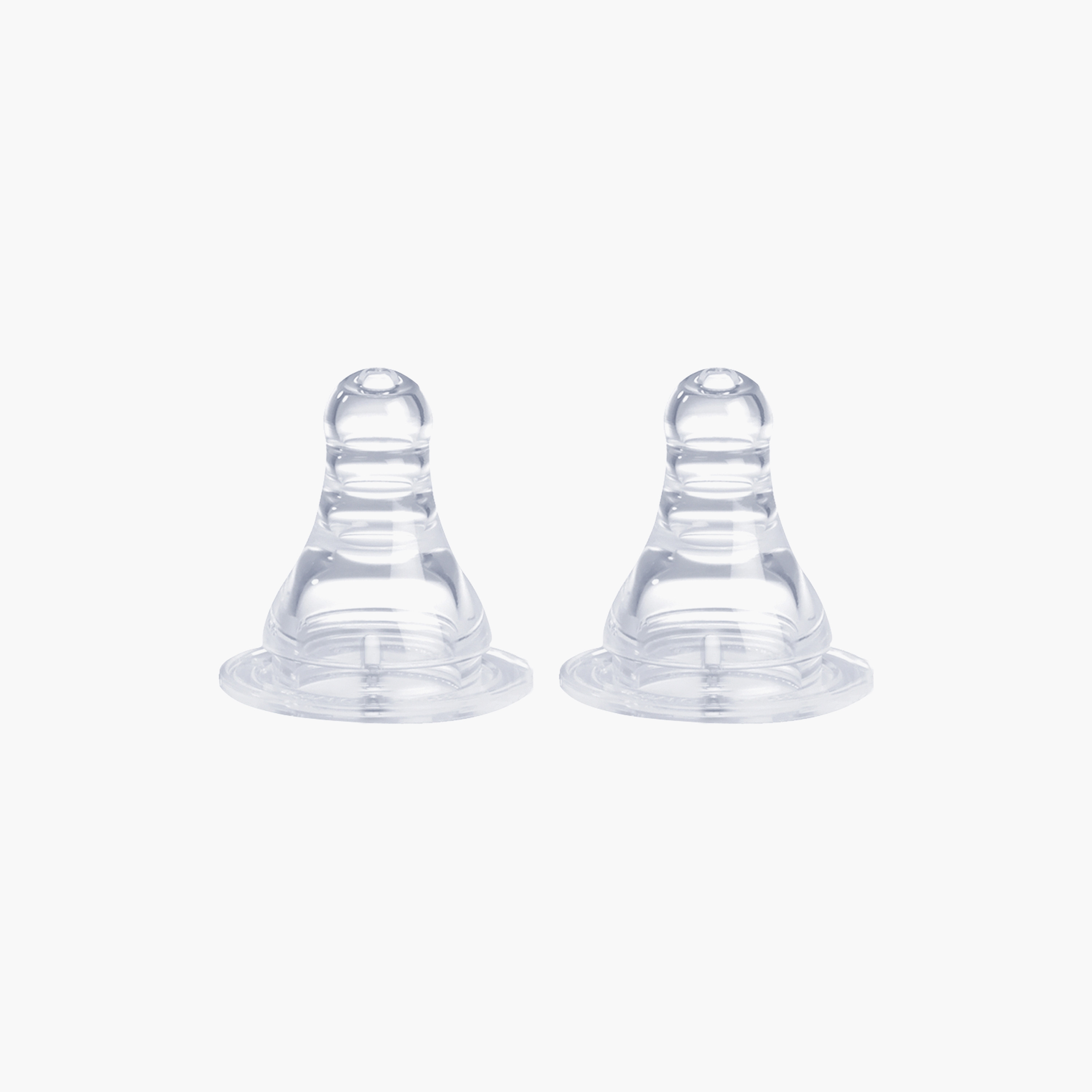 Optimal 2-Piece Narrow Neck Silicone Nipple, 0+ Months-baby-feeding-pacifiers-image-1