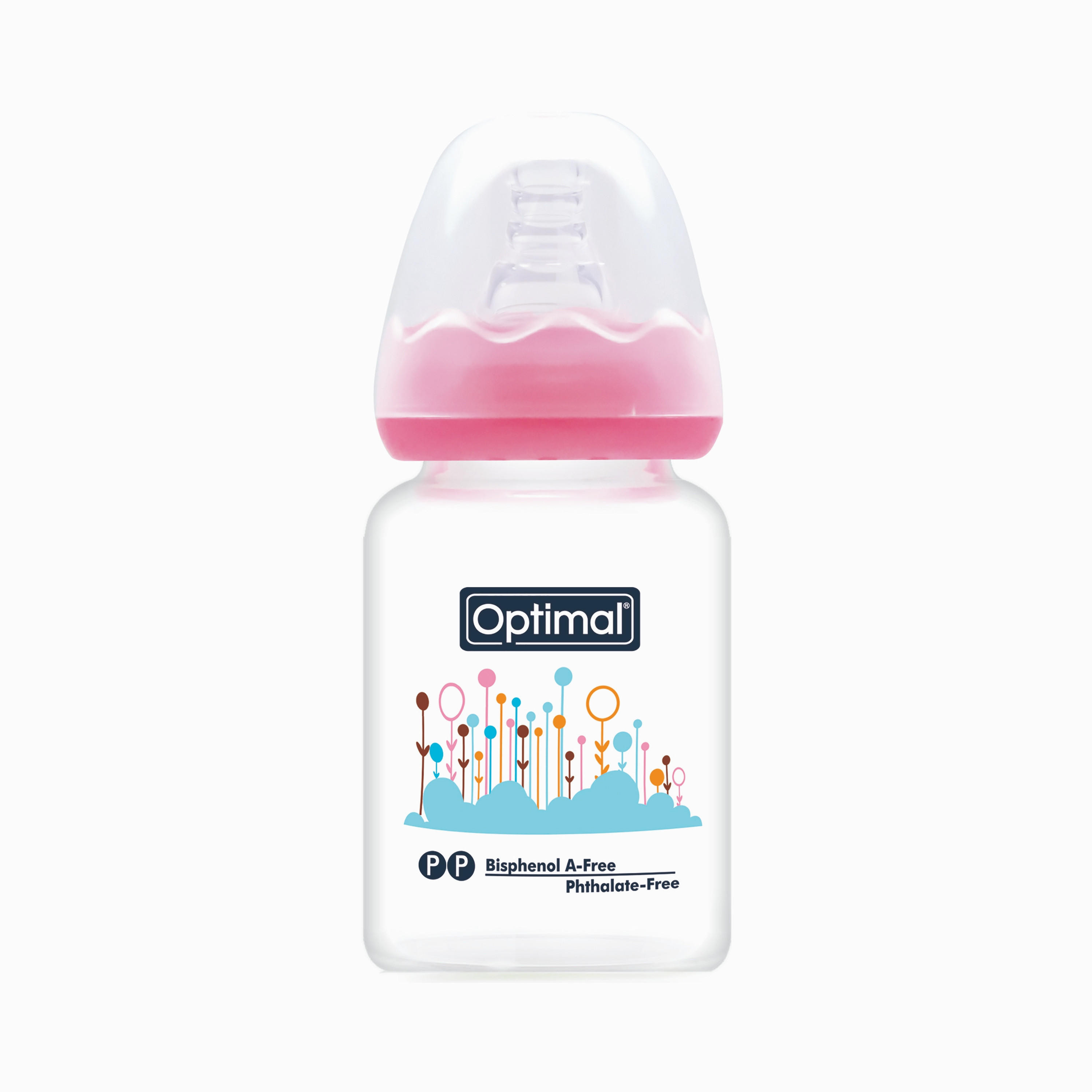 Optimal Glass Feeding Bottle, 60 ml-baby-feeding-feedingbottles-bottlesandteats-image-4